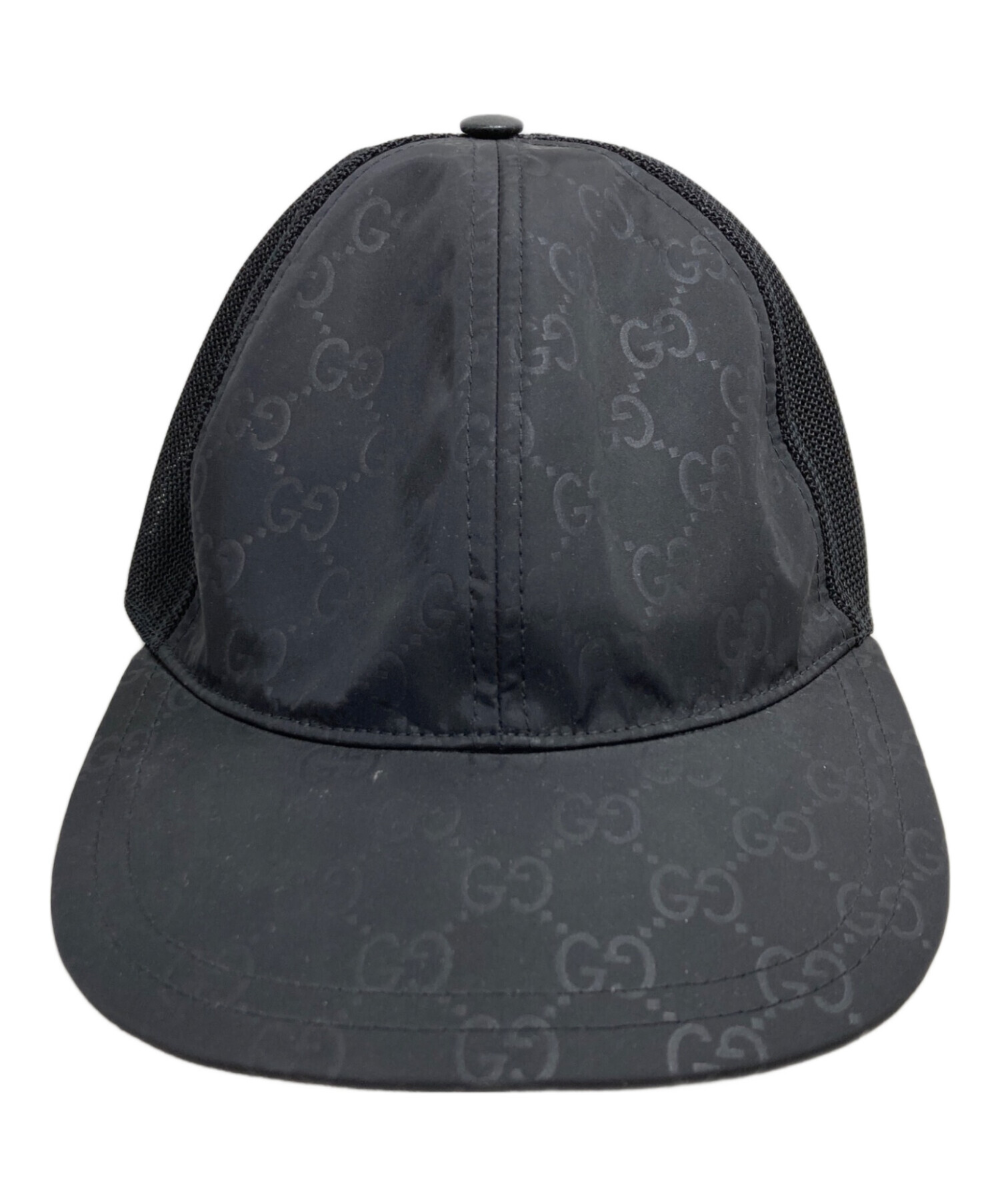 中古・古着通販】GUCCI (グッチ) キャップ ブラック サイズ:M