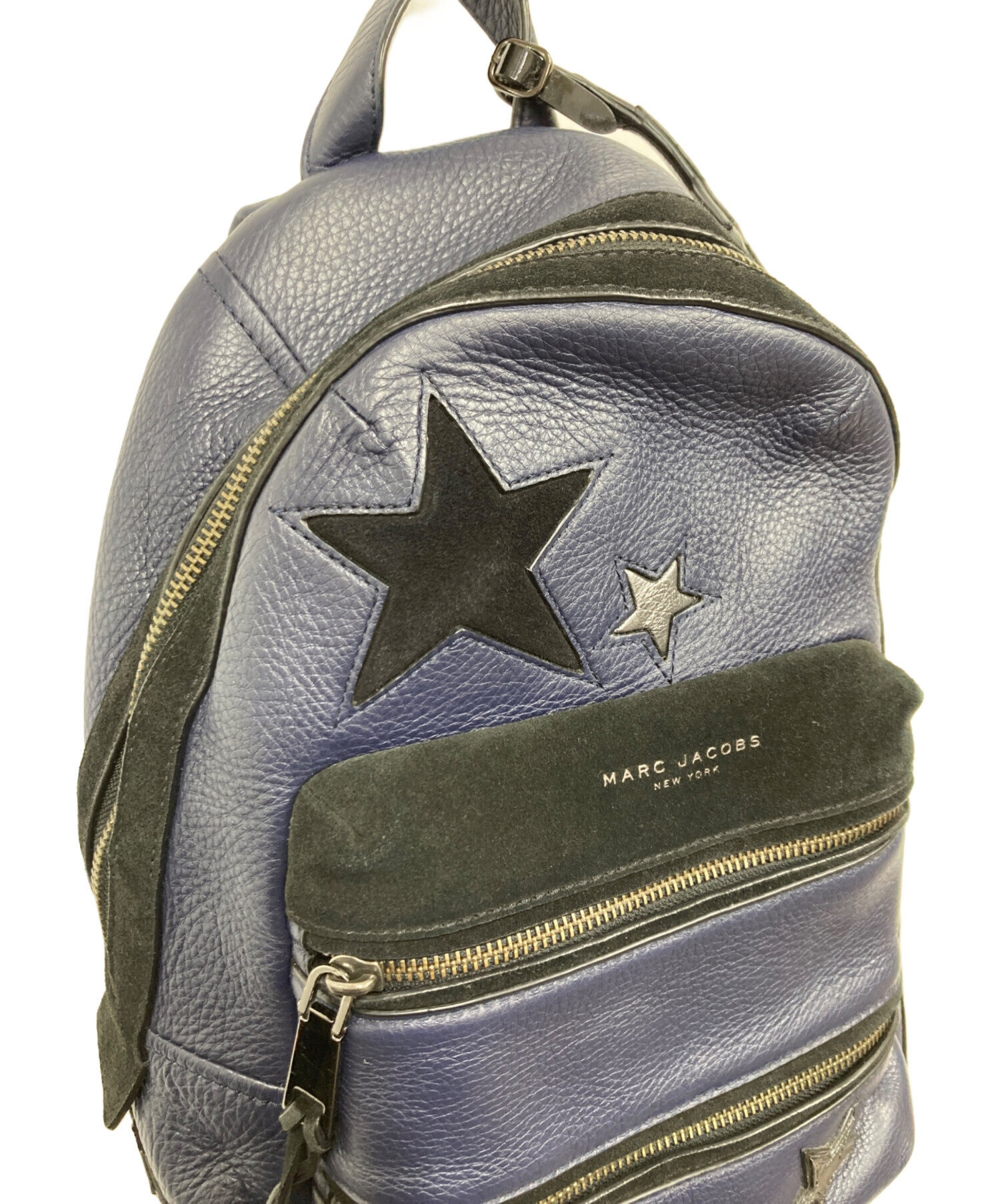 中古・古着通販】MARC JACOBS (マークジェイコブズ) リュック ネイビー