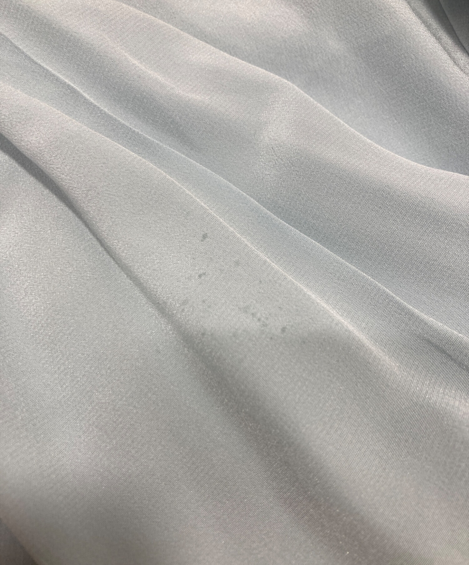 miumiuシルクシャツ 中古・古着通販】MIU MIU (ミュウミュウ) シルクシャツ スカイブルー