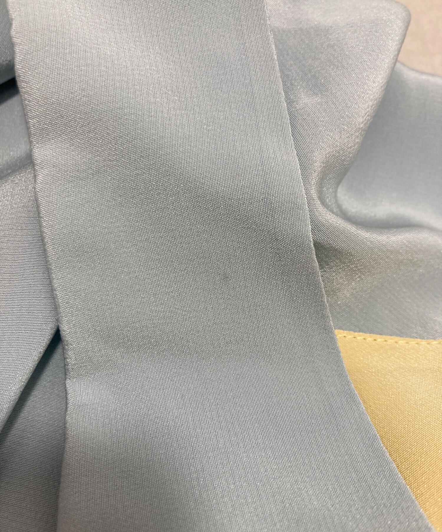 中古・古着通販】MIU MIU (ミュウミュウ) シルクシャツ スカイブルー