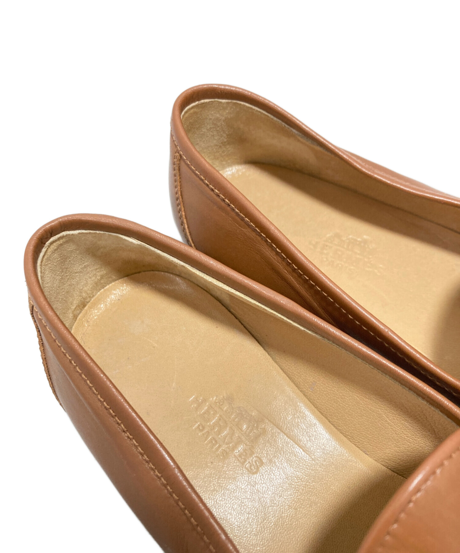 中古・古着通販】HERMES (エルメス) コンスタンス Hロゴ ローファー