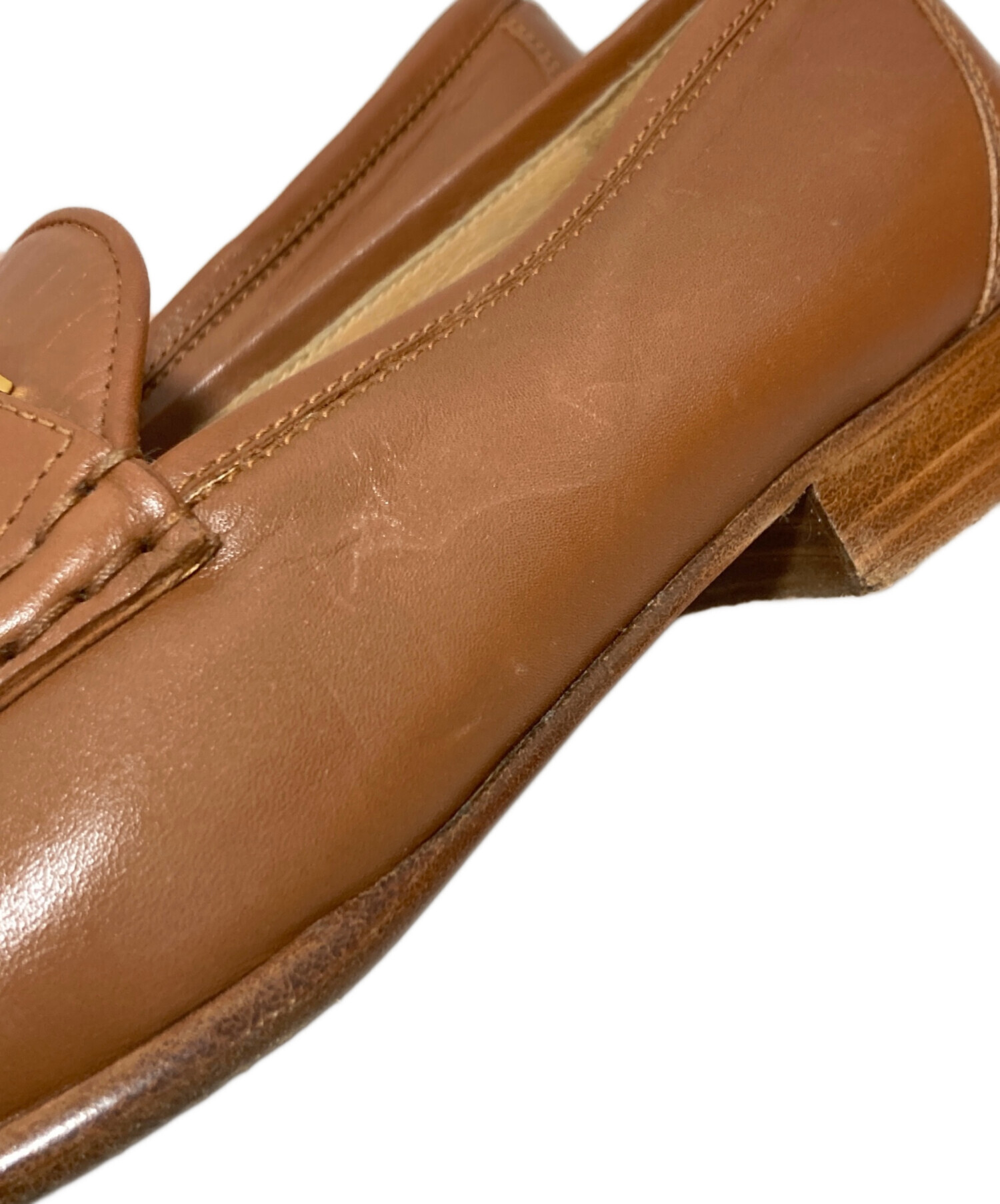 中古・古着通販】HERMES (エルメス) コンスタンス Hロゴ ローファー