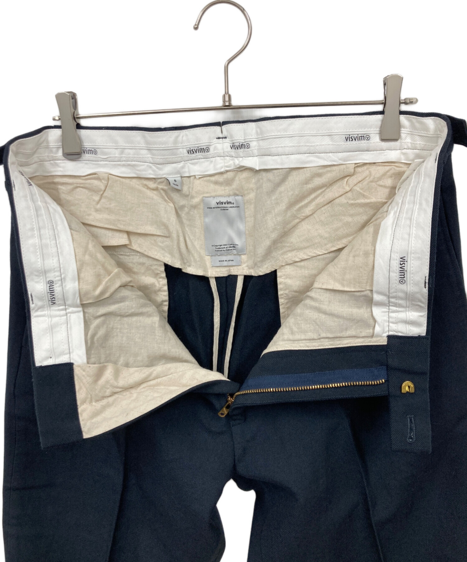 中古・古着通販】VISVIM (ビズビム) パンツ ネイビー サイズ:5 未使用