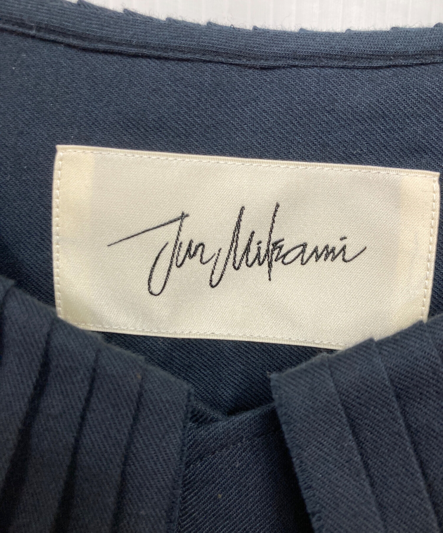 中古・古着通販】JUN MIKAMI (ジュン ミカミ) ウールフリルシャツ 