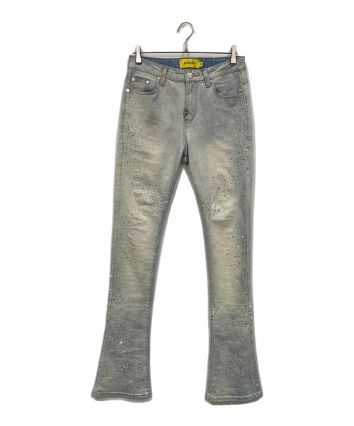 中古・古着通販】guapi (グアピ) ラインストーンパンツ スカイブルー