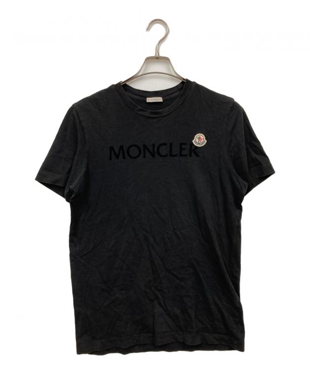 MONCLER 半袖 Tシャツ ブラック XS　値下げ 中古・古着通販】MONCLER (モンクレール) Tシャツ ブラック サイズ:XS