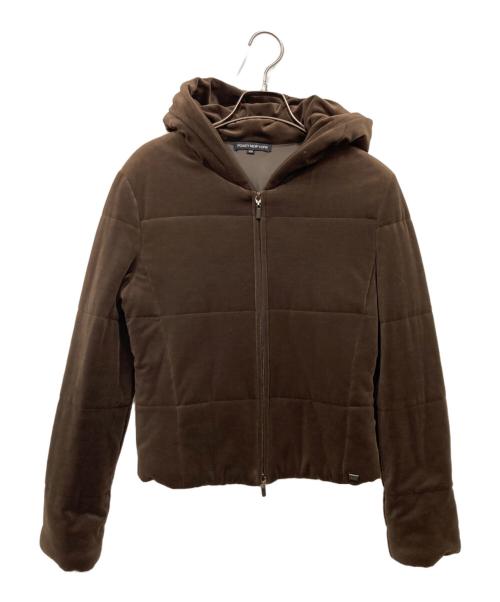 中古・古着通販】FOXEY (フォクシー) ベロアパーカー グリーン サイズ