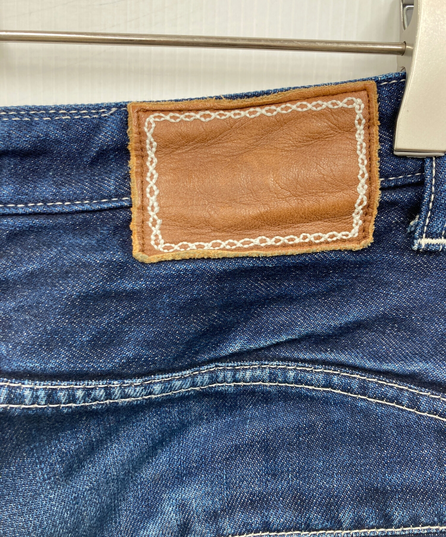 ミナペルホネン インディゴデニム　34 中古・古着通販】mina perhonen (ミナ ペルホネン) デニムパンツ