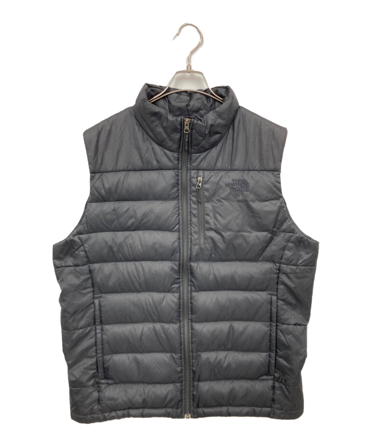 THE NORTH FACE ダウンベスト Lサイズ 黒/茶 中古・古着通販】THE NORTH FACE (ザ ノース フェイス) ダウンベスト