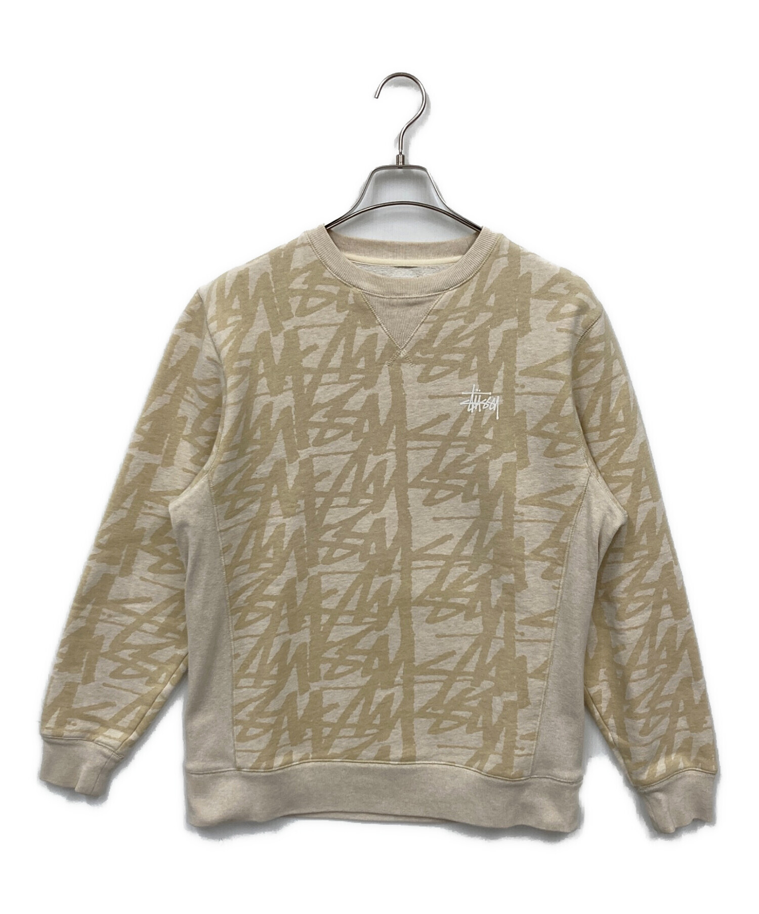 中古・古着通販】stussy (ステューシー) スウェット ベージュ サイズ:L