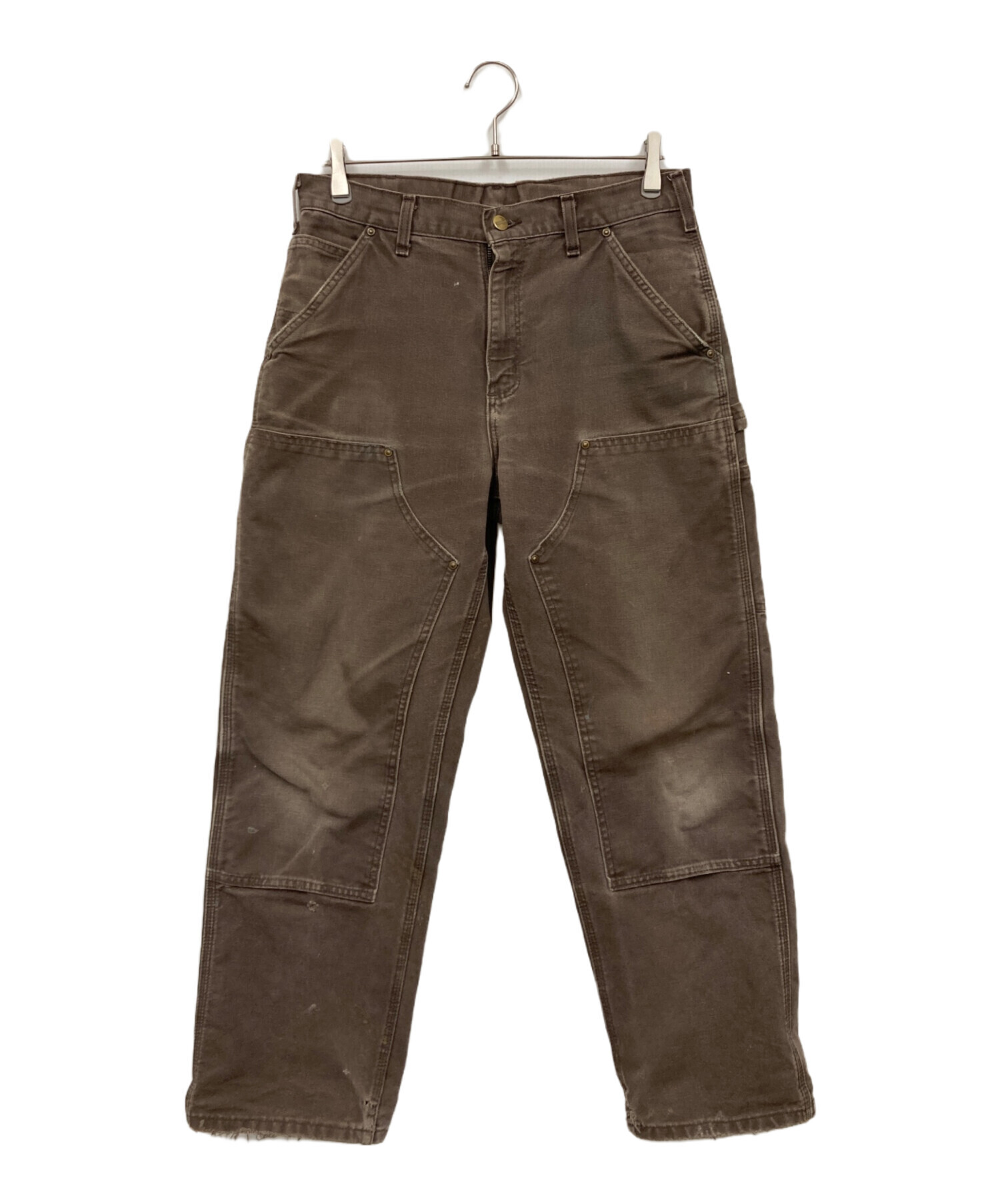 新品未使用Carhartt ダブルニーパンツ W32 ブラウン 中古・古着通販】CarHartt (カーハート) ダブルニーワークパンツ