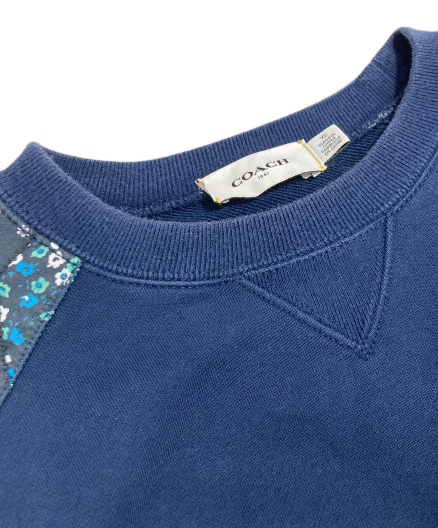中古・古着通販】COACH (コーチ) スウェット ネイビー サイズ:XS 