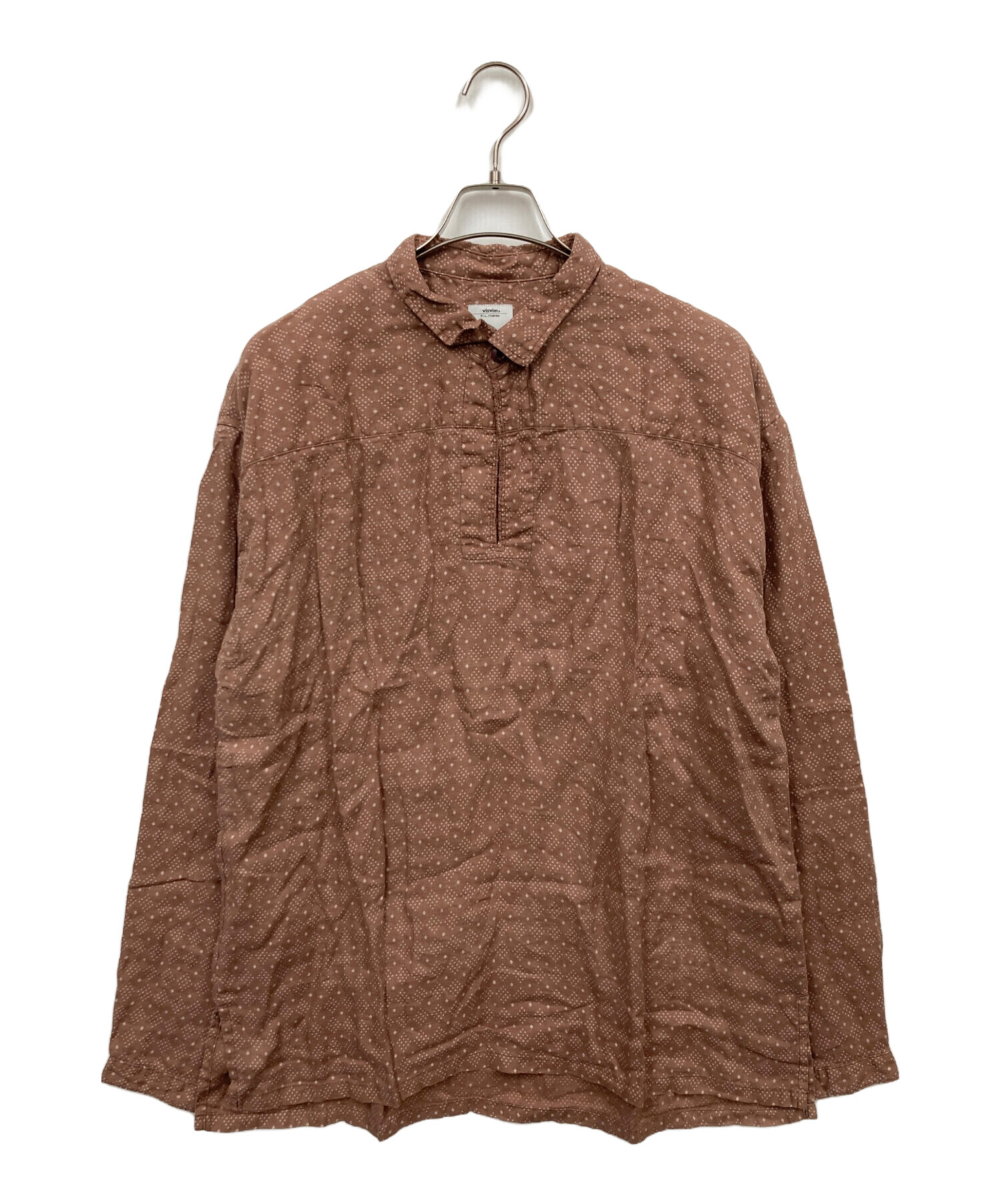 中古・古着通販】VISVIM (ビズビム) KERCHIEF TUNIC SHIRT レッド