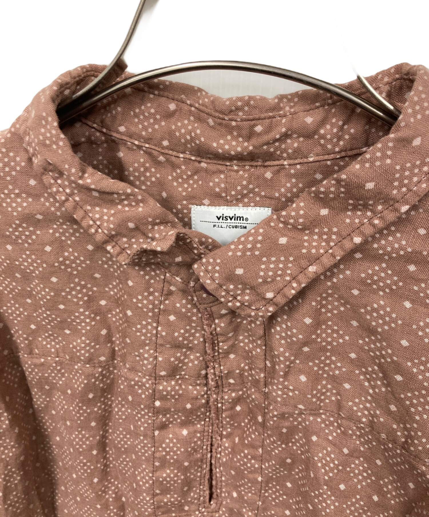 中古・古着通販】VISVIM (ビズビム) KERCHIEF TUNIC SHIRT レッド