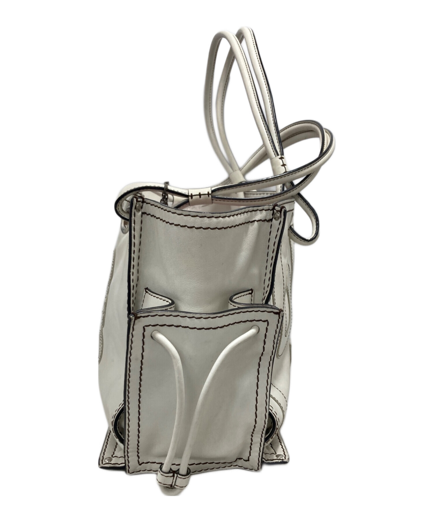 中古・古着通販】LOEWE (ロエベ) トートバッグ ホワイト｜ブランド