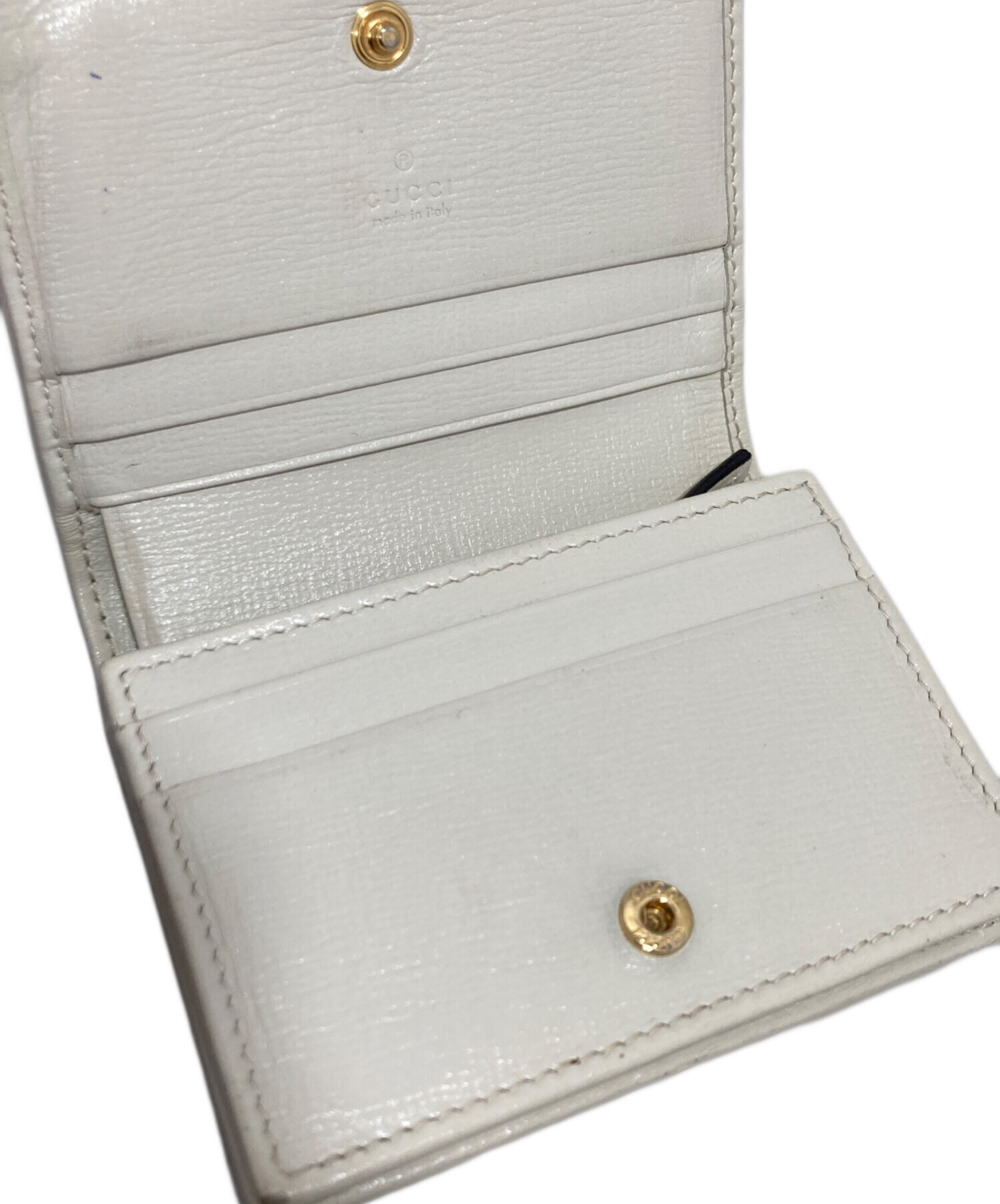 中古・古着通販】GUCCI (グッチ) GGスプリームホースビットウォレット