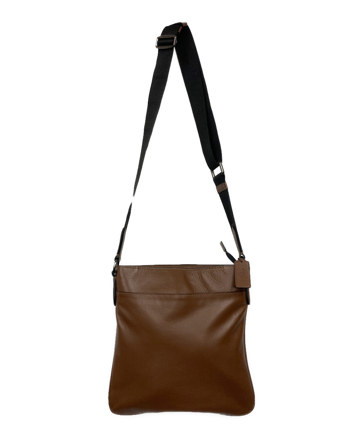 新品・未使用　COACH ブラウン ショルダーバッグ 中古・古着通販】COACH (コーチ) ショルダーバッグ ブラウン｜ブランド