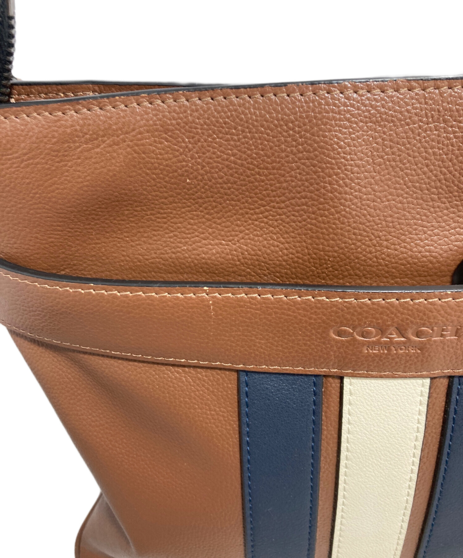 未使用　タグ付き　コーチ　COACH ブラウン　ボディーバッグ 中古・古着通販】COACH (コーチ) ショルダーバッグ ブラウン｜ブランド