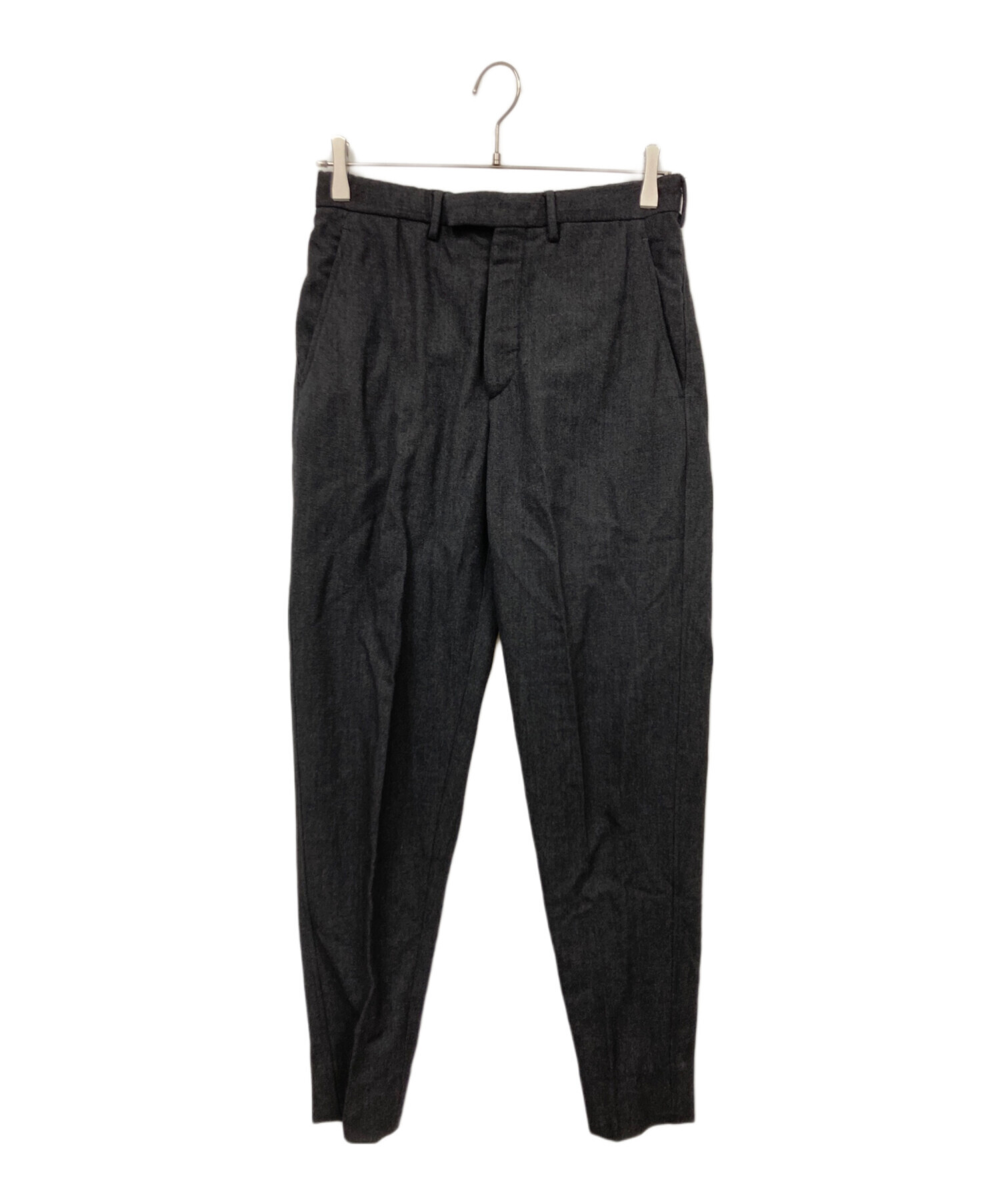 中古・古着通販】PRADA (プラダ) ウールパンツ ブラック サイズ:44