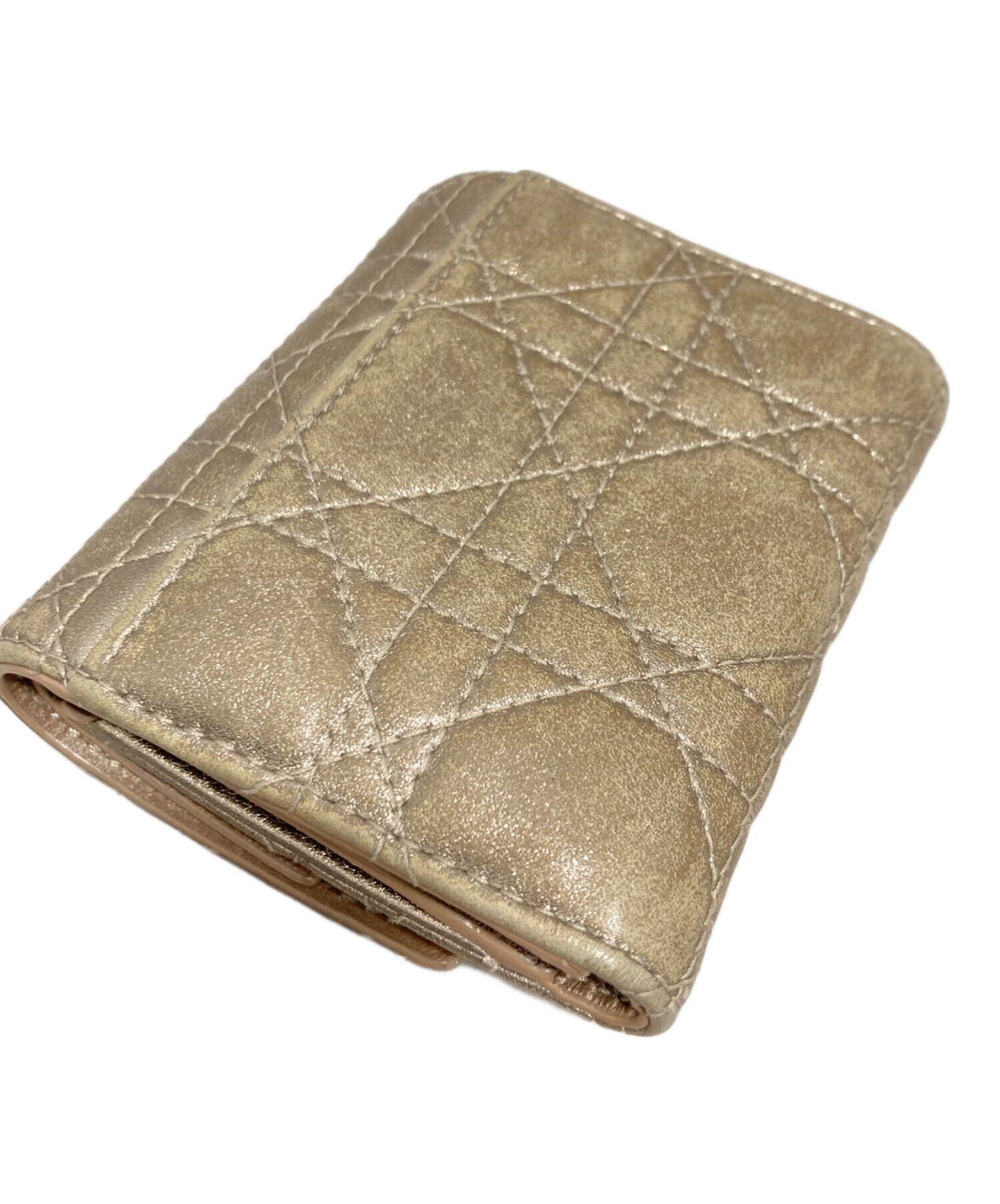 中古・古着通販】Dior (ディオール) 財布 ベージュ｜ブランド・古着