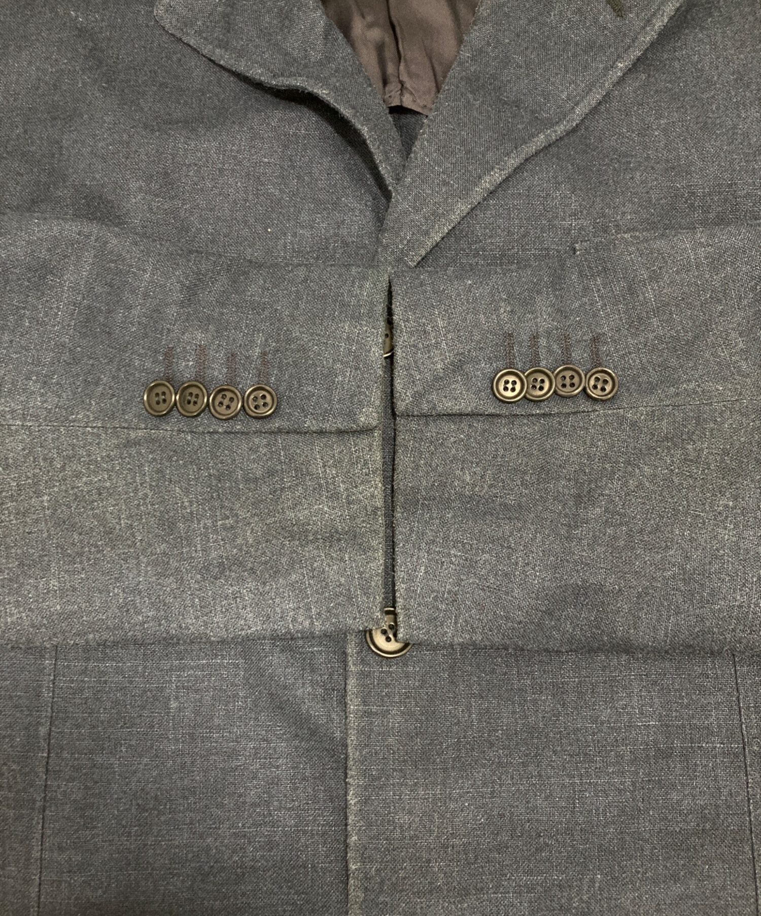 中古・古着通販】ISAIA (イザイア) テーラードジャケット ネイビー