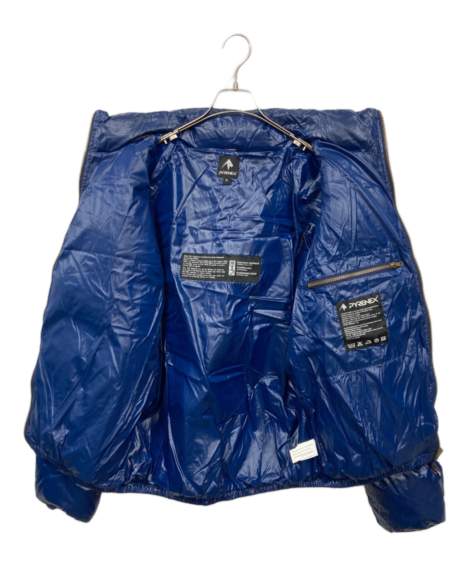 中古・古着通販】Pyrenex (ピレネックス) ダウンジャケット ブルー 