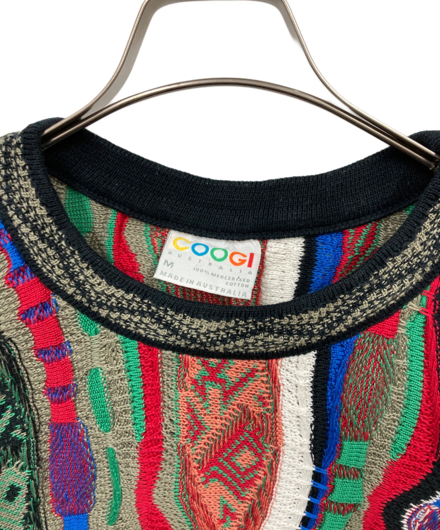 中古・古着通販】Coogi (クージー) 3Ⅾニット マルチカラー サイズ:M