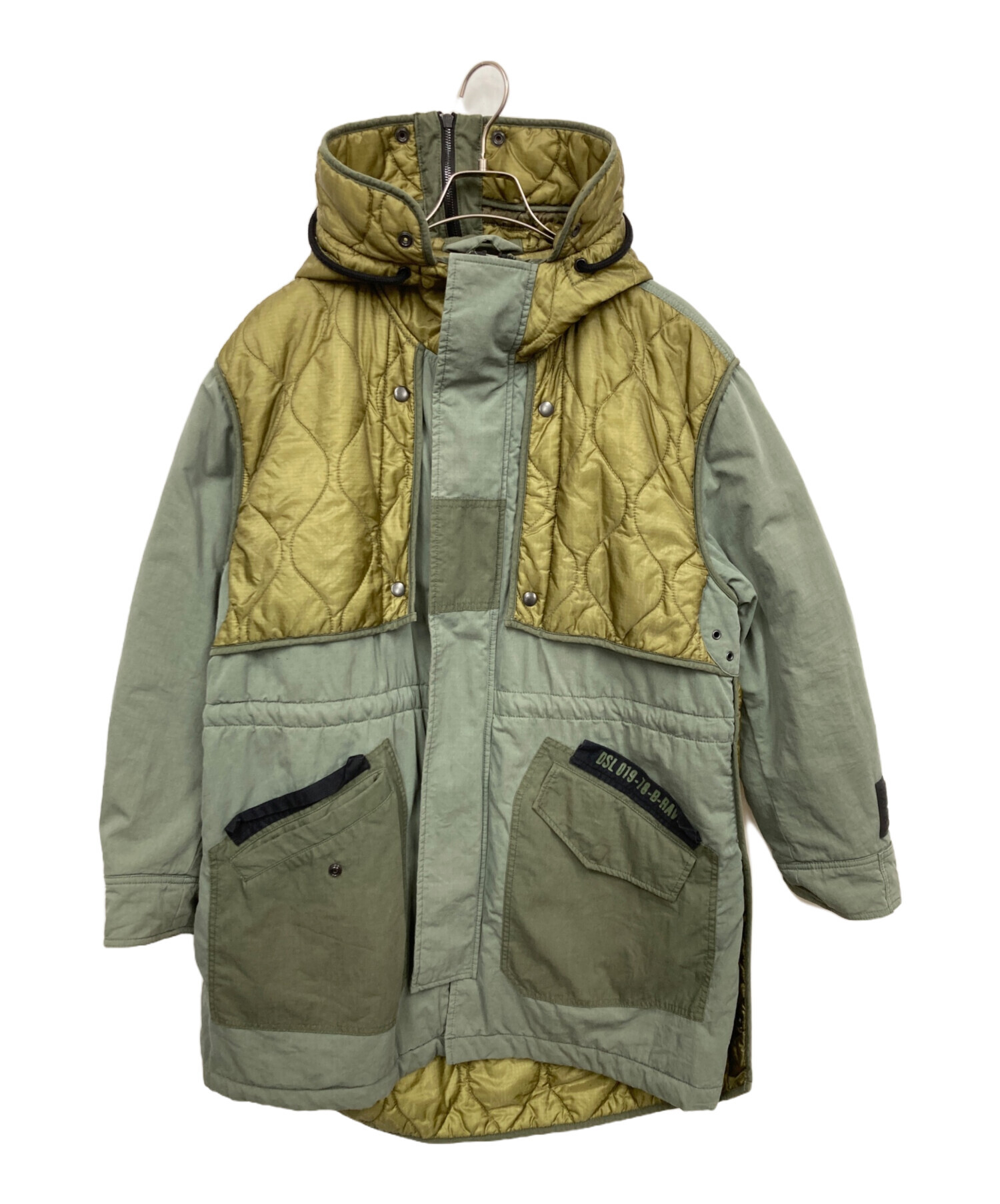 中古・古着通販】DIESEL (ディーゼル) W-KOVIKミリタリーコート 