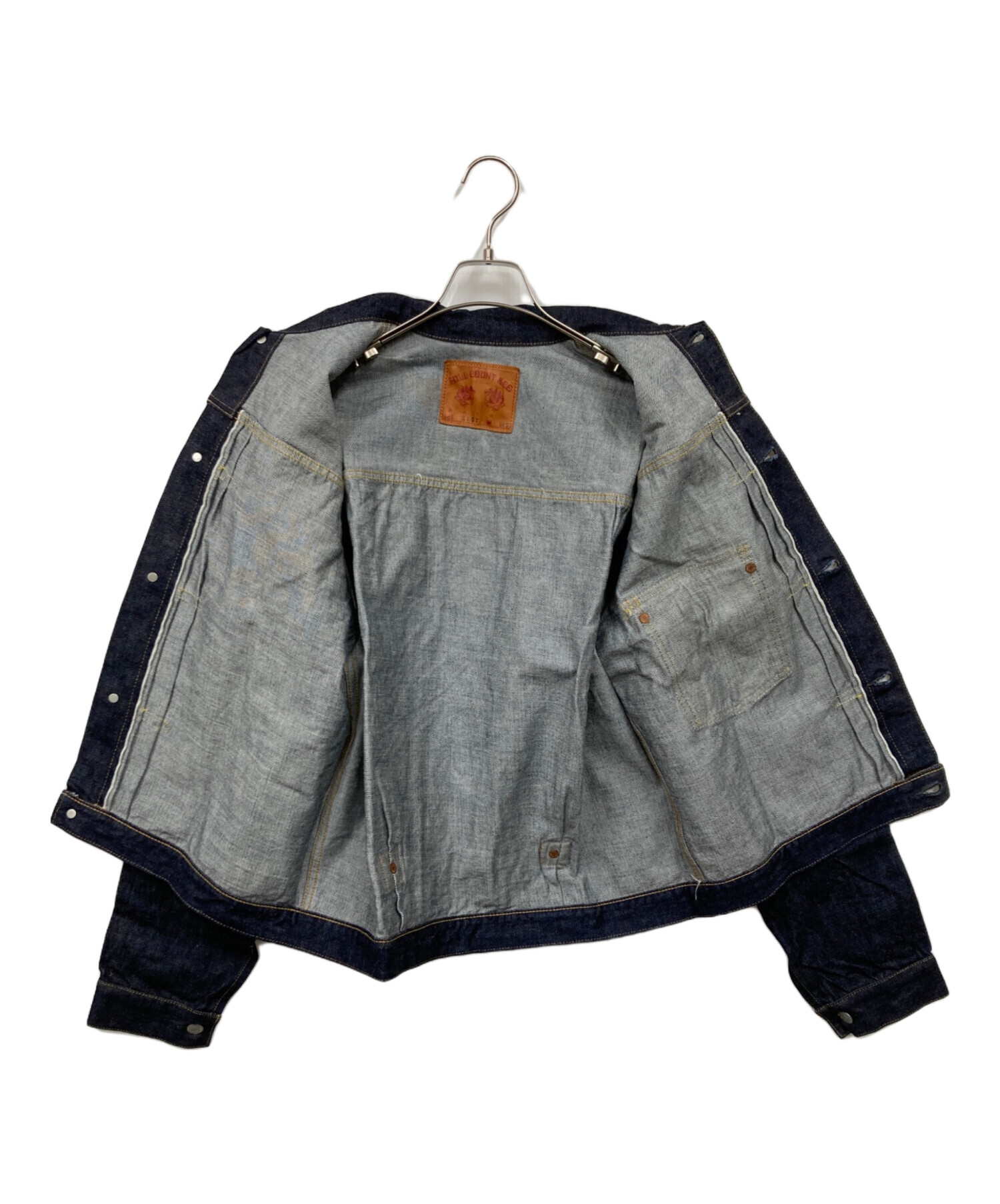 FULL COUNT インディゴ デニムジャケット サイズ42 中古・古着通販】FULLCOUNT (フルカウント) デニムジャケット