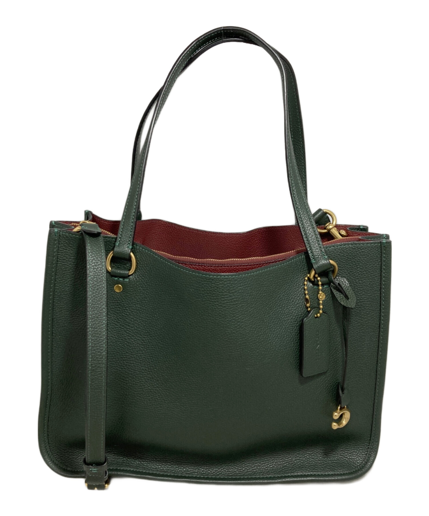 中古・古着通販】COACH (コーチ) タイラー キャリーオール グリーン 