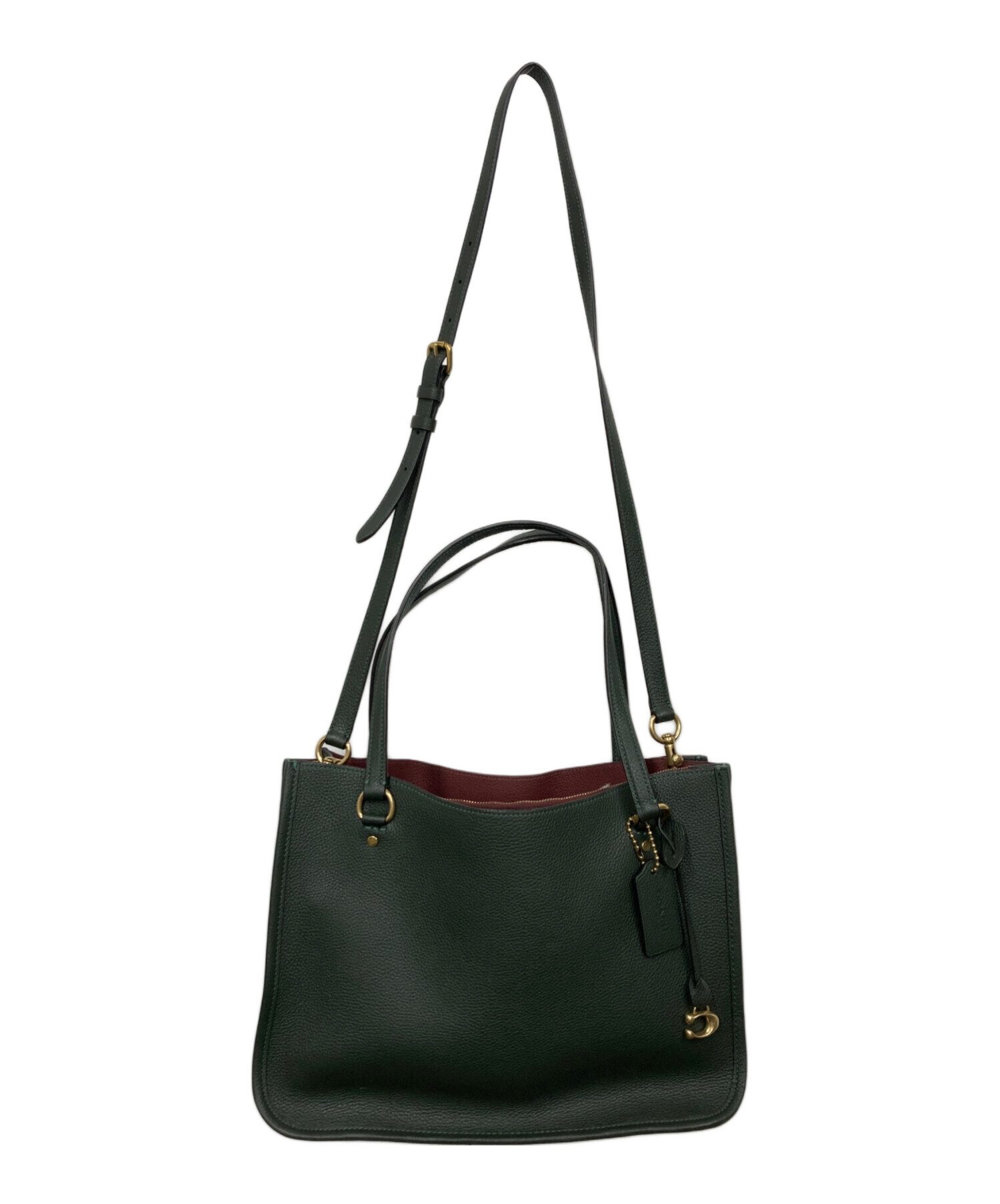 中古・古着通販】COACH (コーチ) タイラー キャリーオール グリーン 