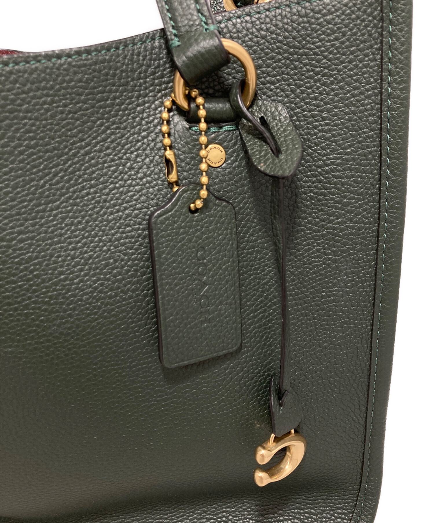 中古・古着通販】COACH (コーチ) タイラー キャリーオール グリーン 