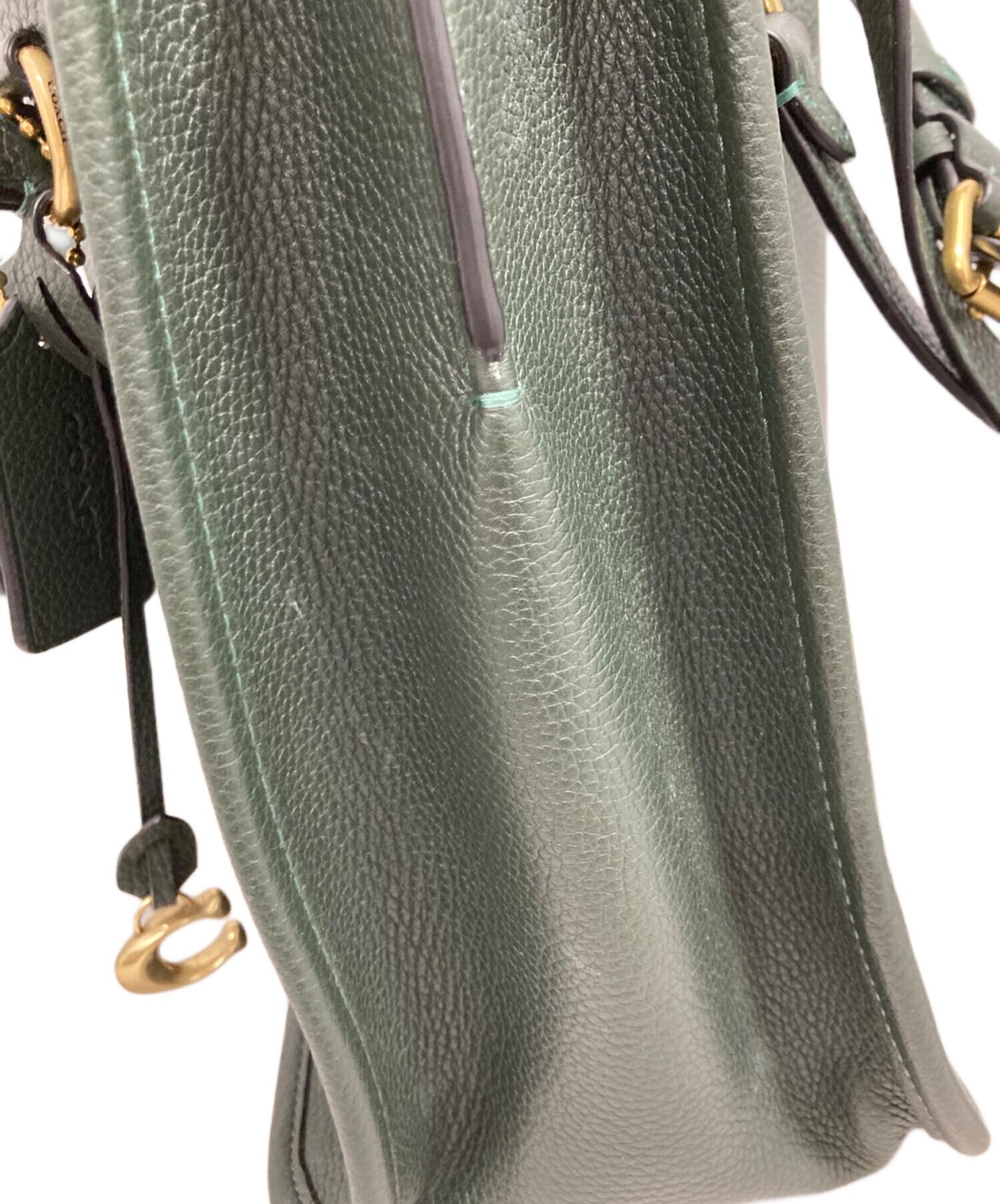 中古・古着通販】COACH (コーチ) タイラー キャリーオール グリーン 