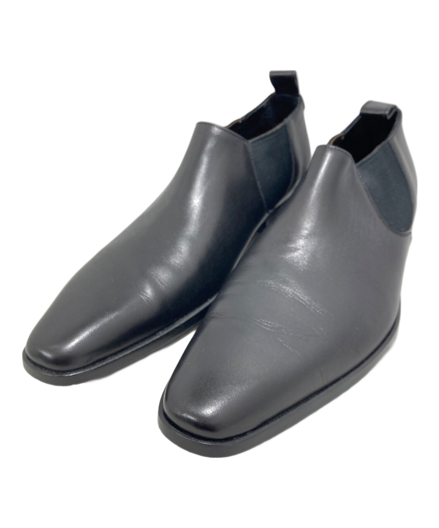 中古・古着通販】GUCCI (グッチ) レザーシューズ ブラック サイズ:40E