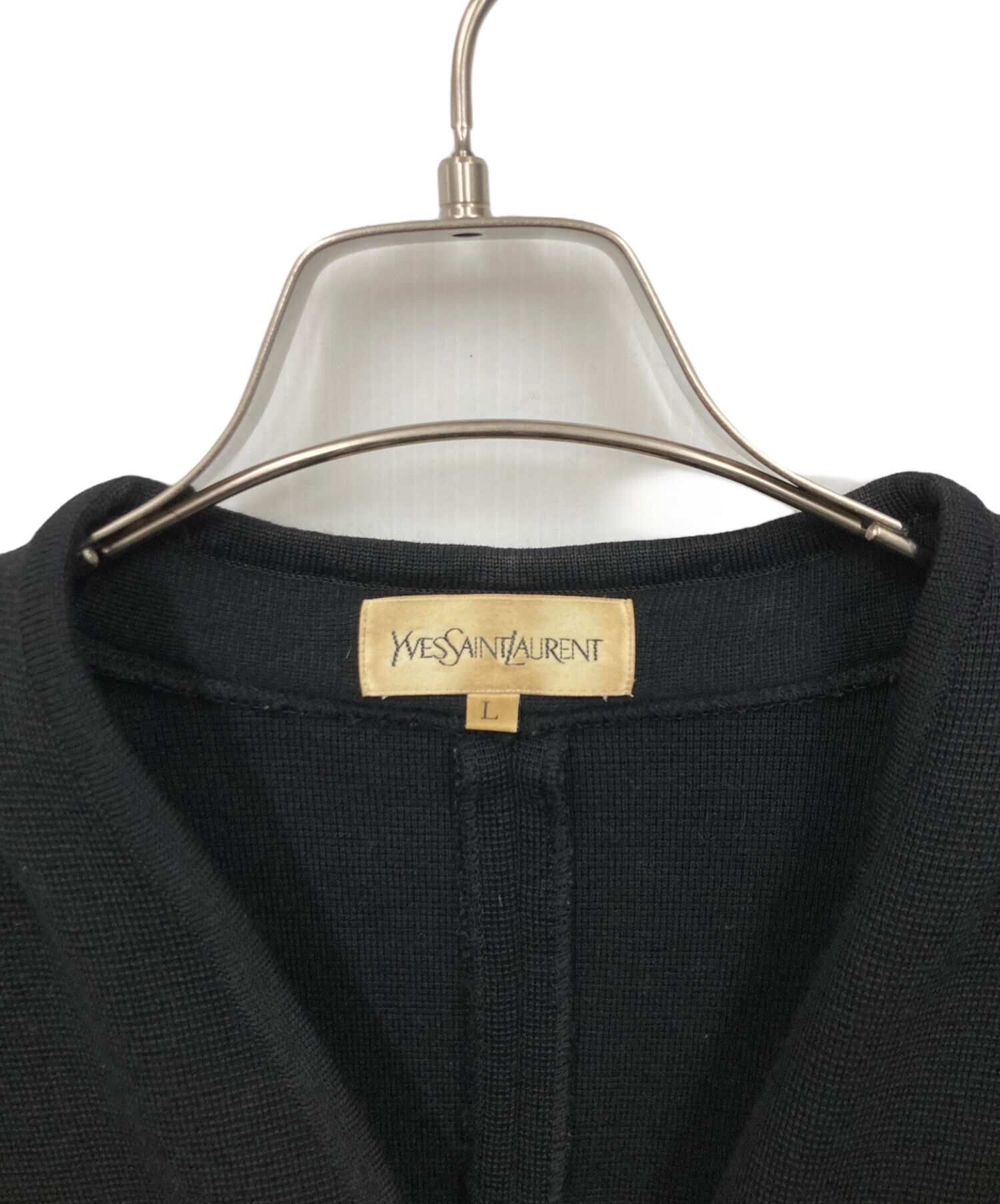 ノーカラージャケット　YVES SAINT LAURENT 中古・古着通販】Yves Saint Laurent (イヴサンローラン) ノーカラー