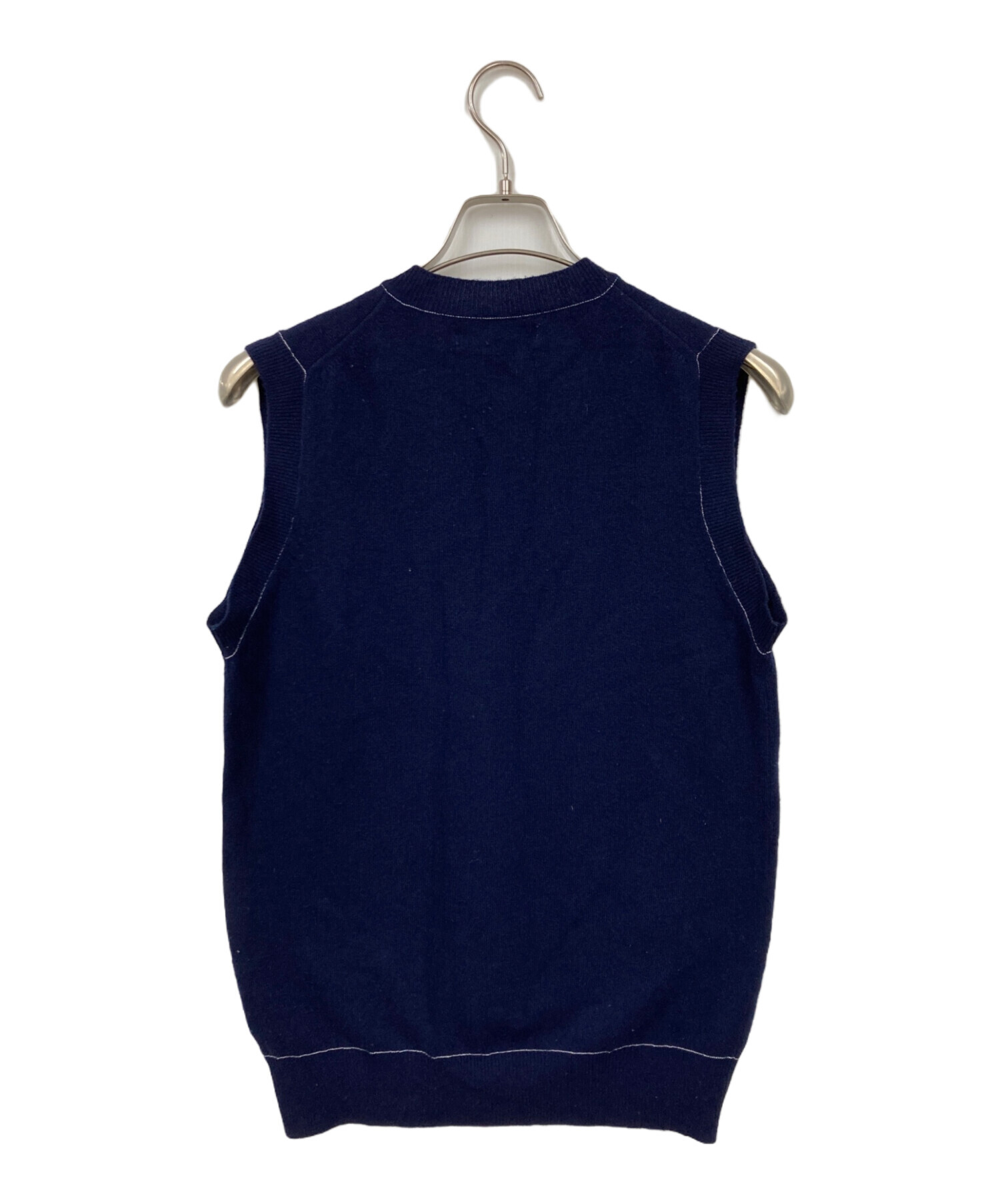 JUNYA WATANABE COMME des GARCON ニットベスト　紺 中古・古着通販】COMME des GARCONS SHIRT (コムデギャルソンシャツ
