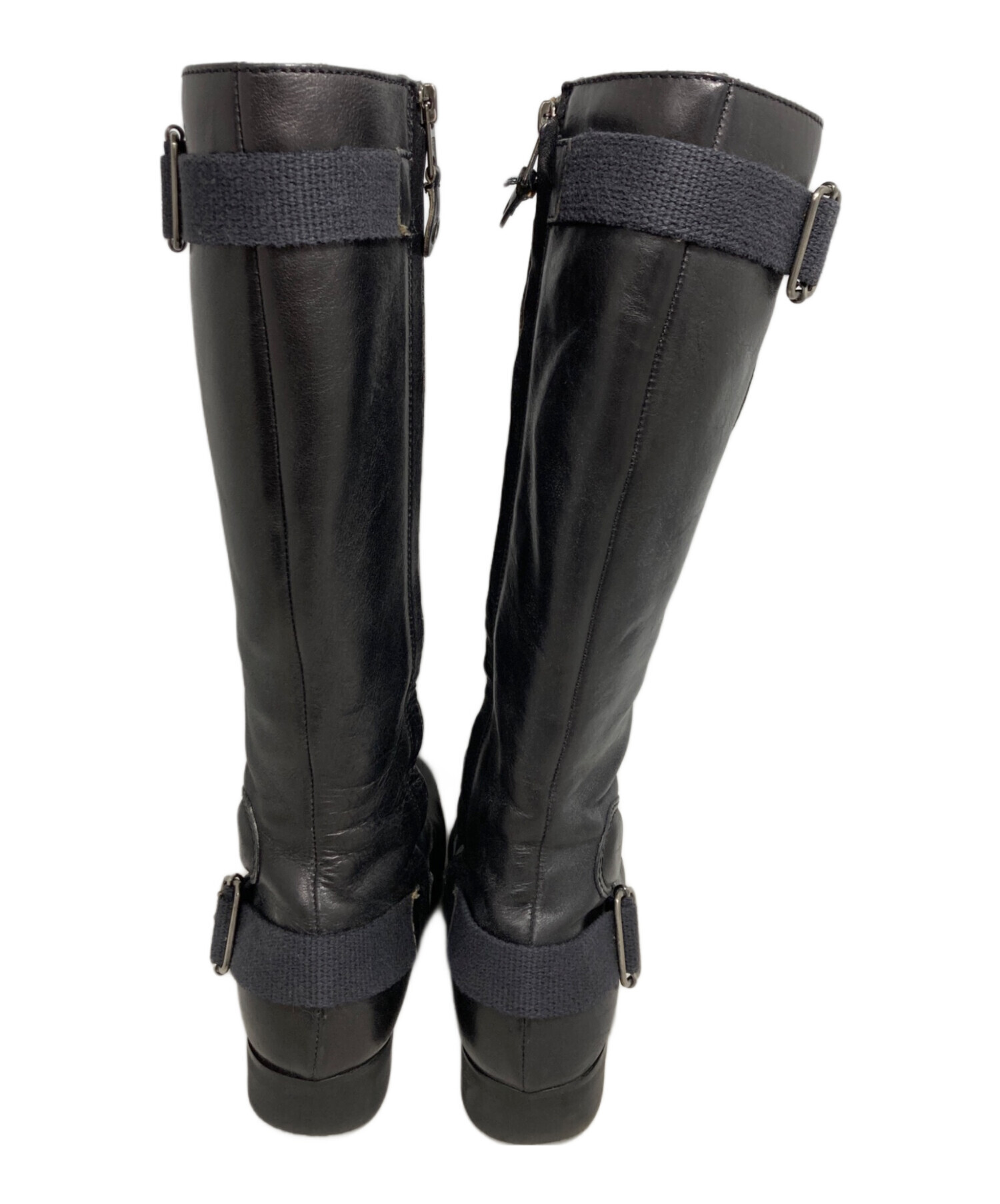 中古・古着通販】MIU MIU (ミュウミュウ) ロングブーツ ブラック