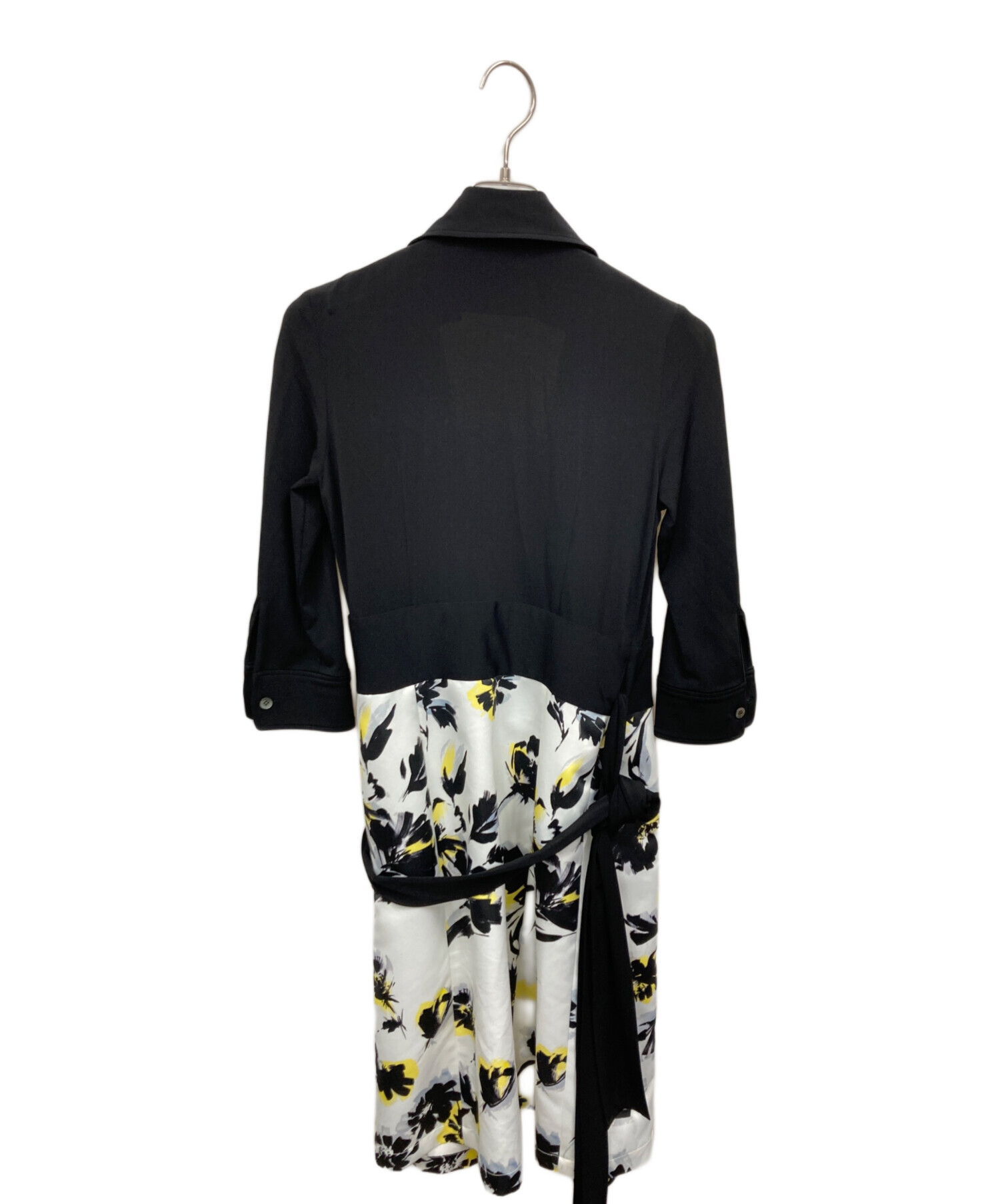 中古・古着通販】kay me (ケイミー) 切替ワンピース ブラック サイズ