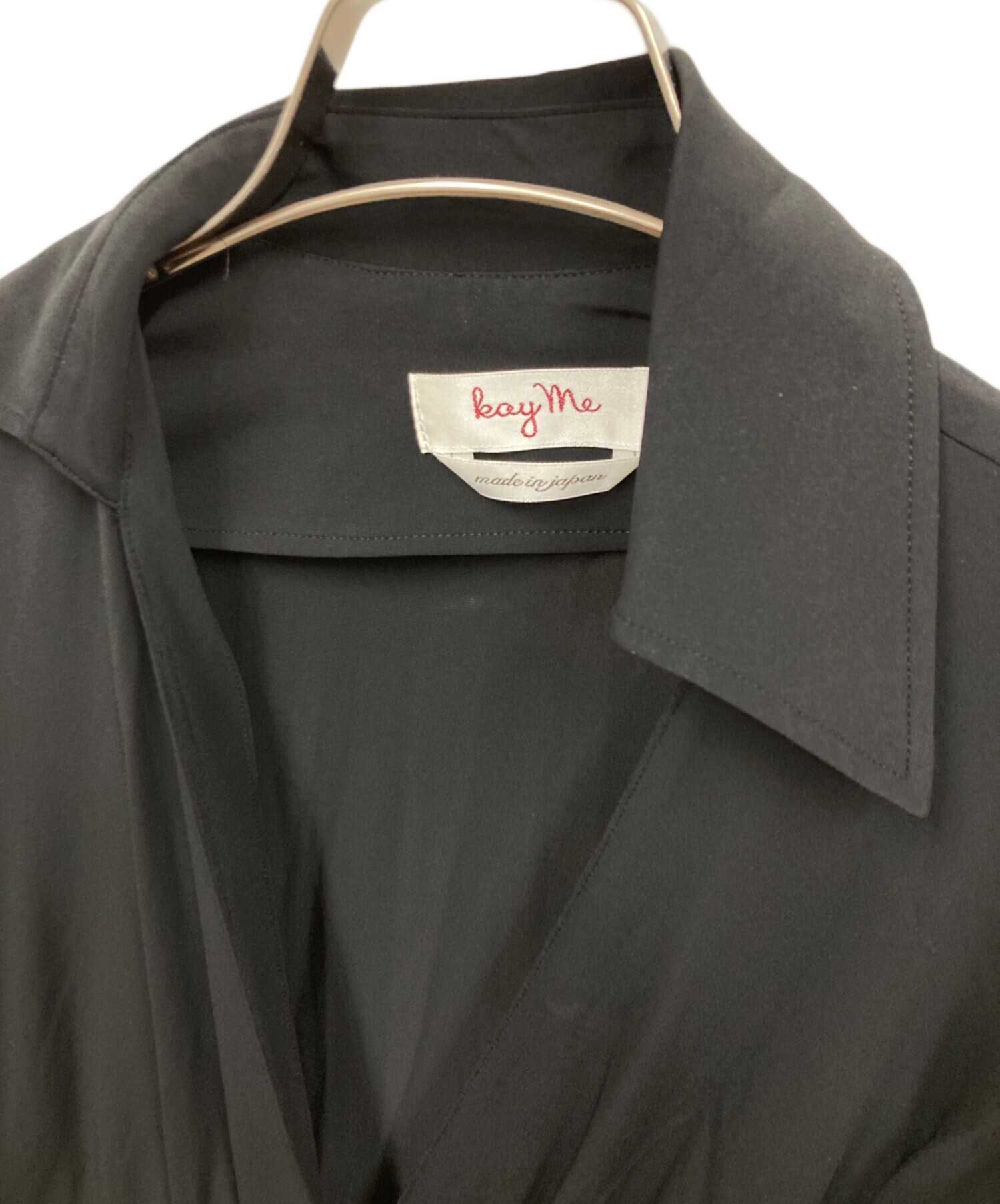 中古・古着通販】kay me (ケイミー) 切替ワンピース ブラック サイズ