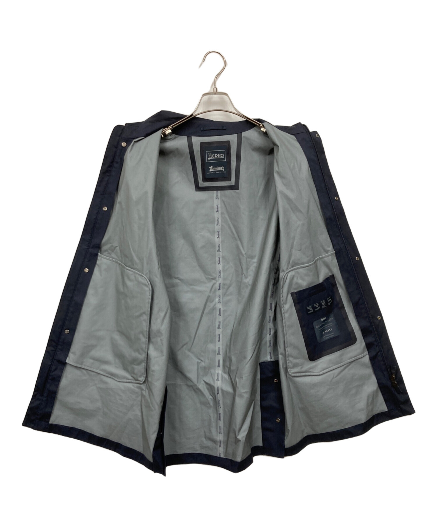 中古・古着通販】HERNO (ヘルノ) ラミナー ステンカラーコート