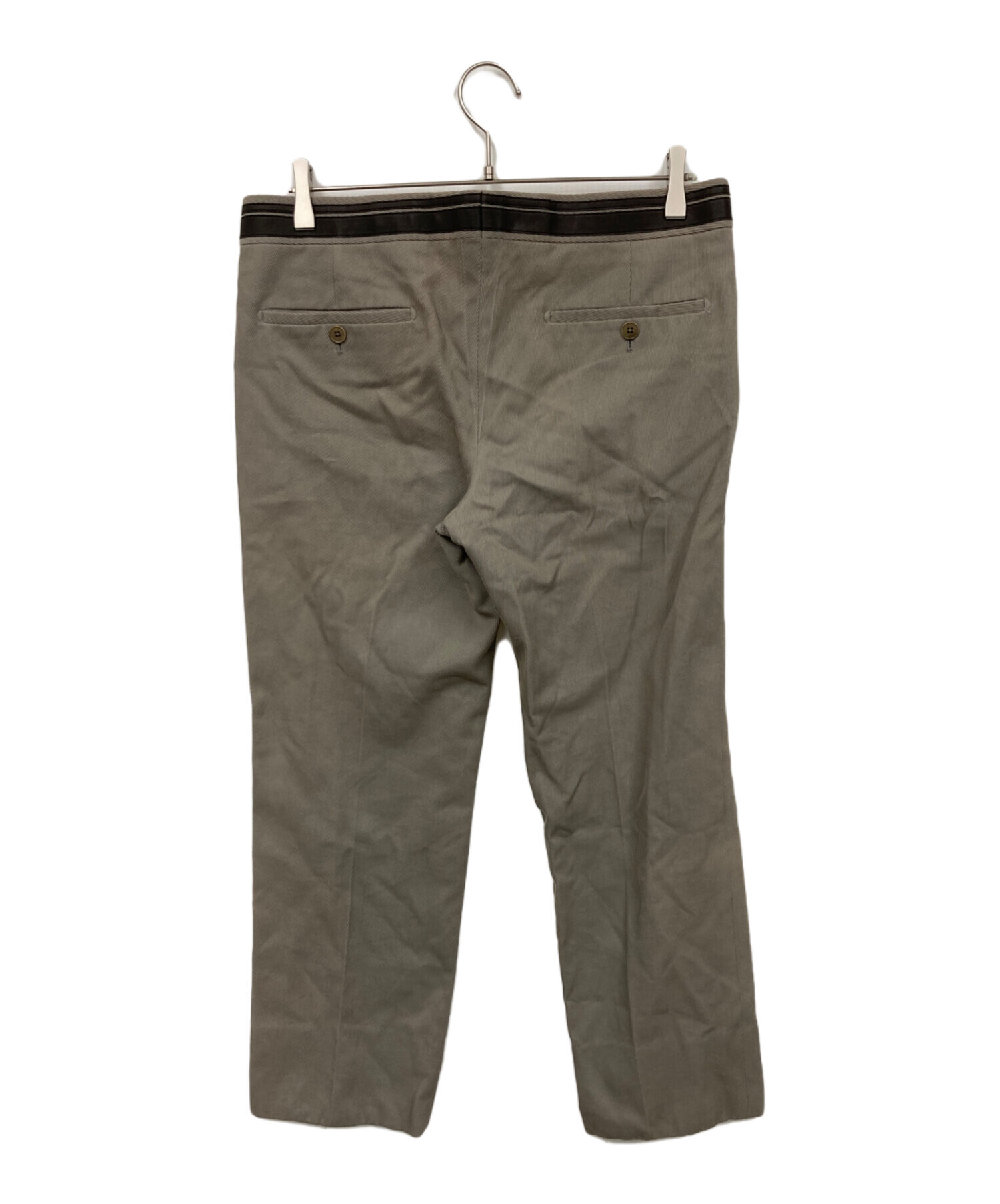 HERMES エルメス　スラックス 中古・古着通販】HERMES (エルメス) スラックス グレー サイズ:表記