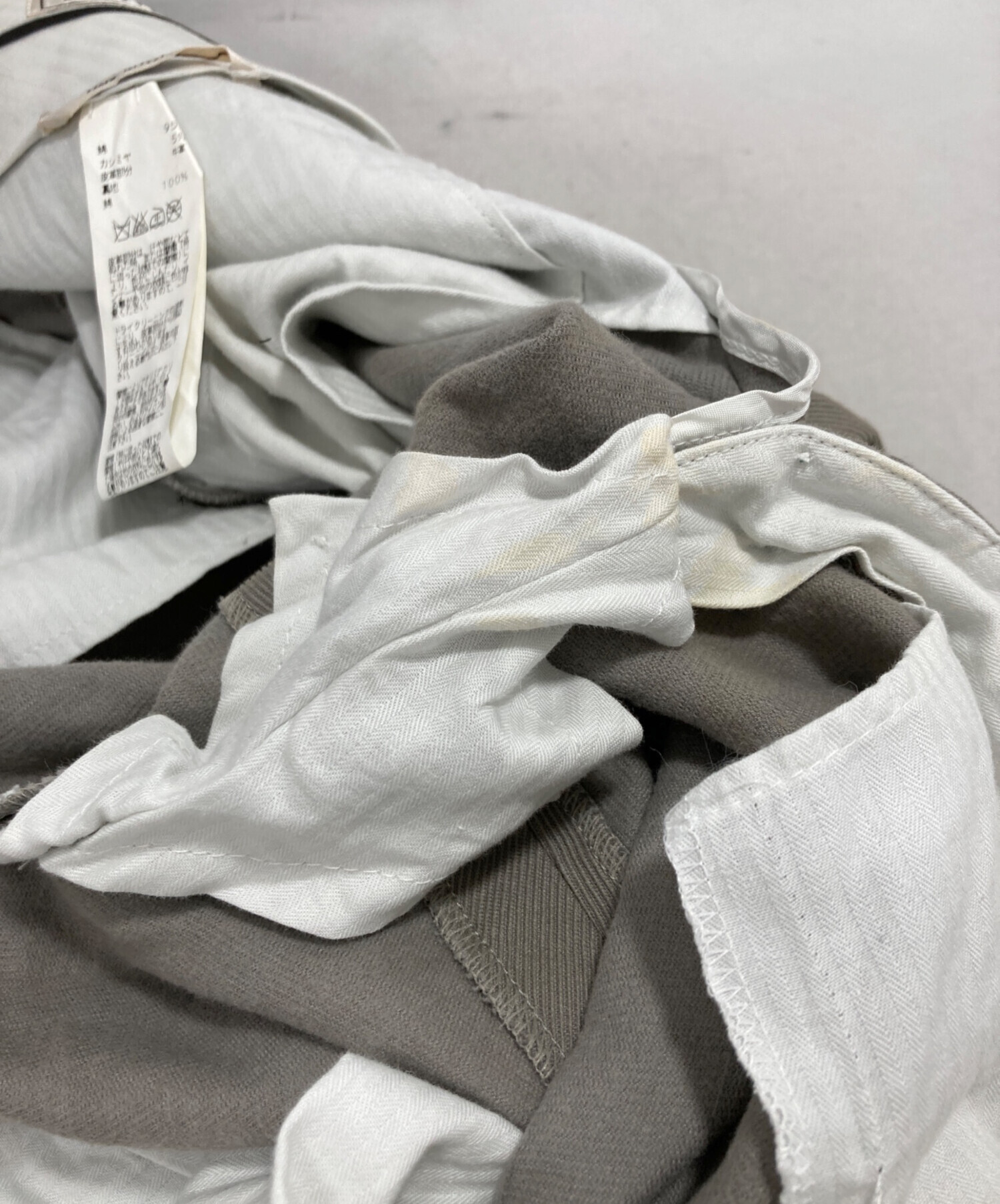 中古・古着通販】HERMES (エルメス) スラックス グレー サイズ:表記