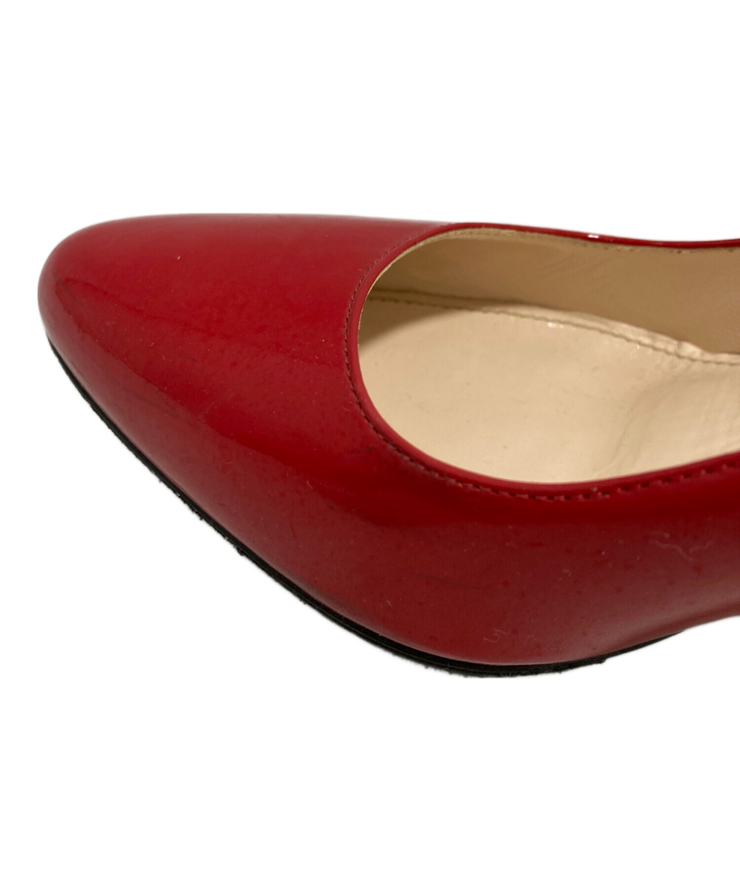 中古・古着通販】PRADA (プラダ) パンプス レッド サイズ:40｜ブランド