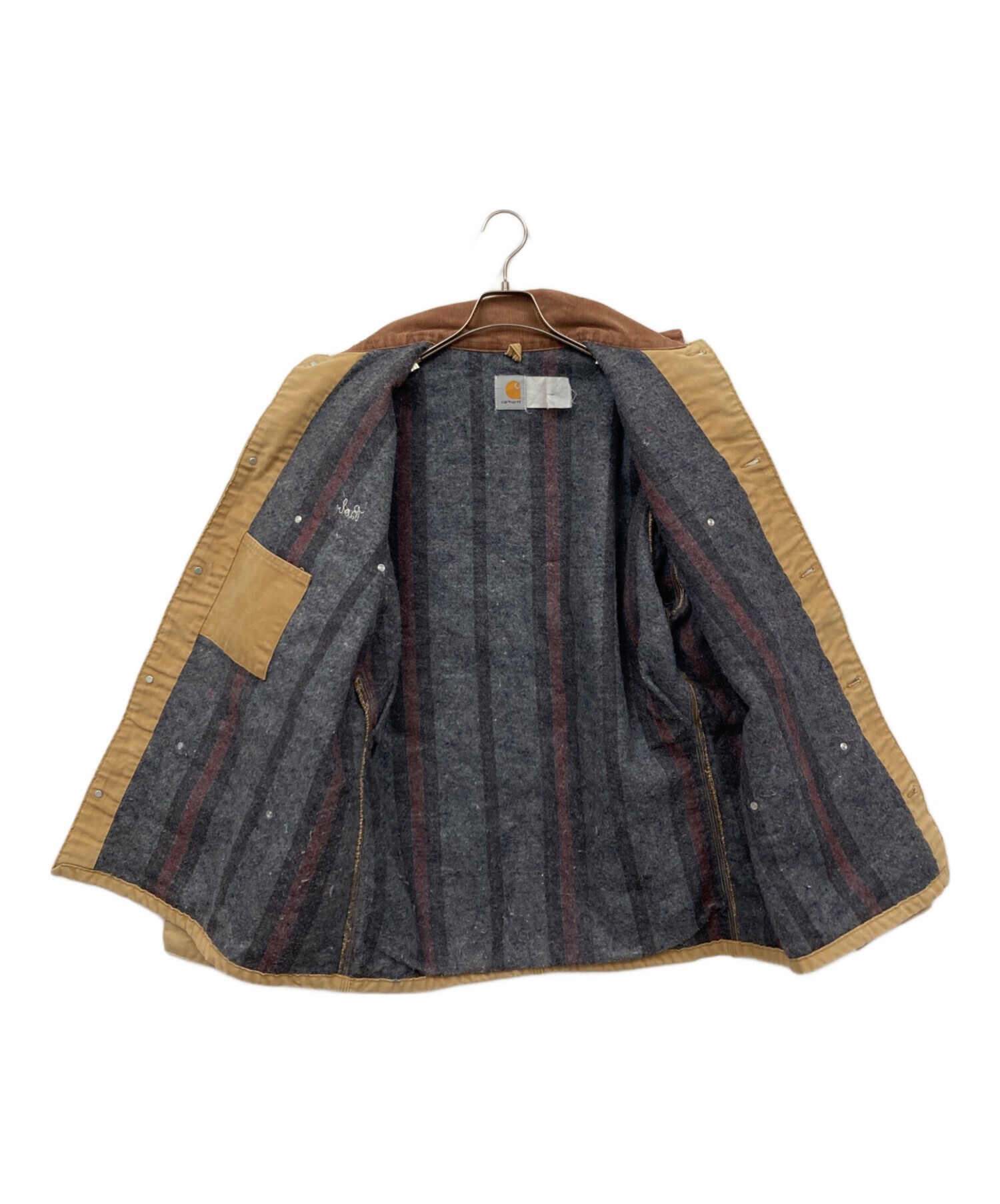 中古・古着通販】CarHartt (カーハート) カバーオール ブラウン サイズ