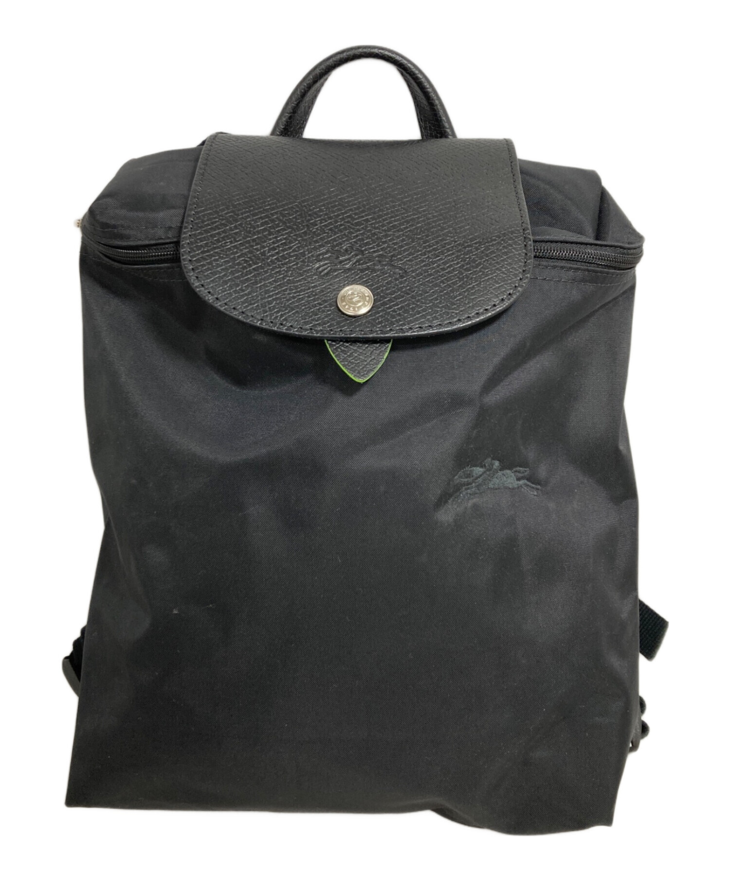 中古・古着通販】LONGCHAMP (ロンシャン) リュック ブラック｜ブランド