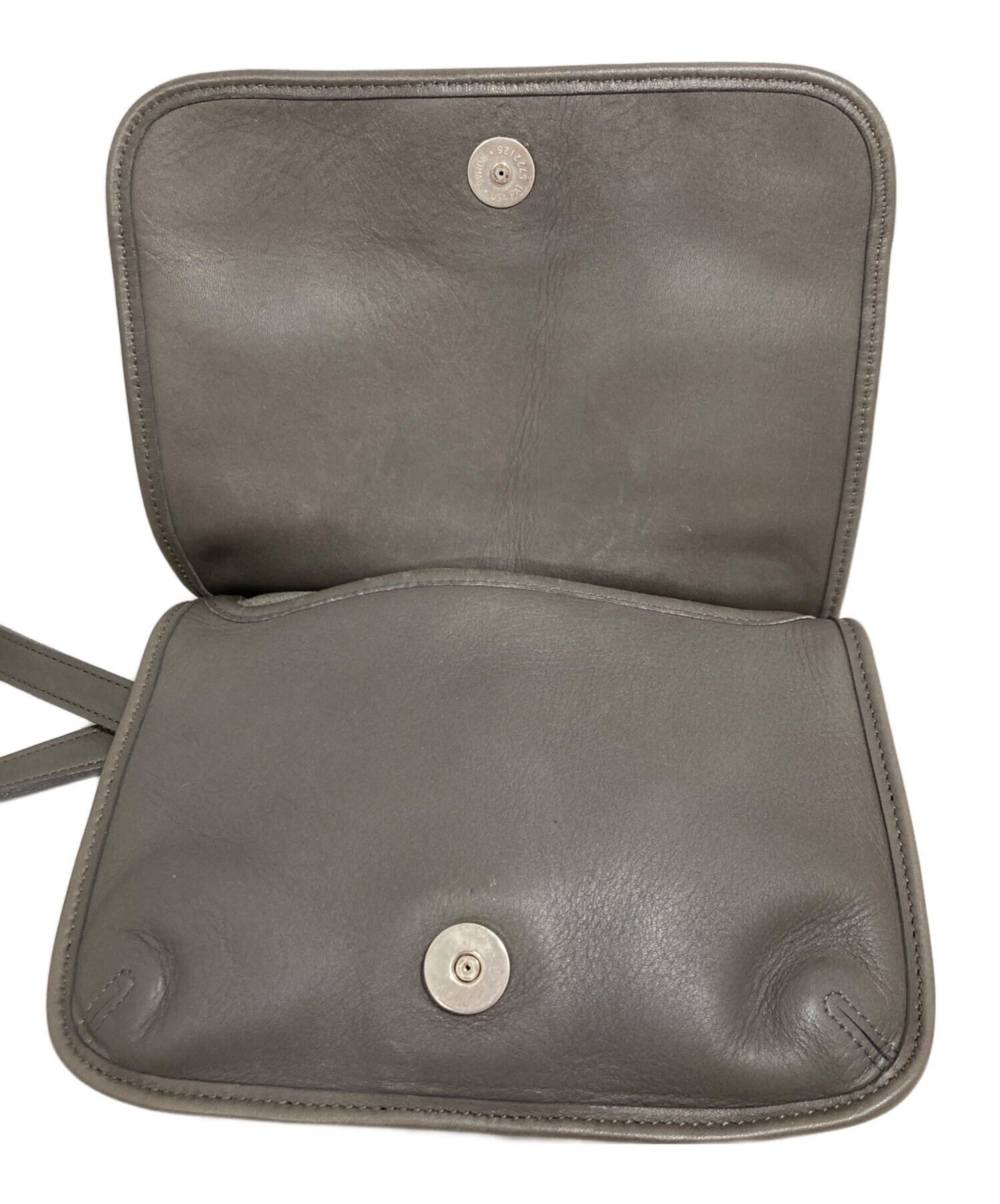 中古・古着通販】COACH (コーチ) ショルダーバッグ グレー｜ブランド