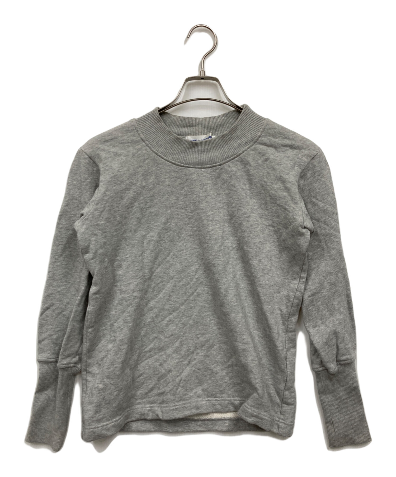 COMME des GARÇONS SHIRT グレー スウェットシャツ M 中古・古着通販】COMME des GARCONS SHIRT (コムデギャルソンシャツ