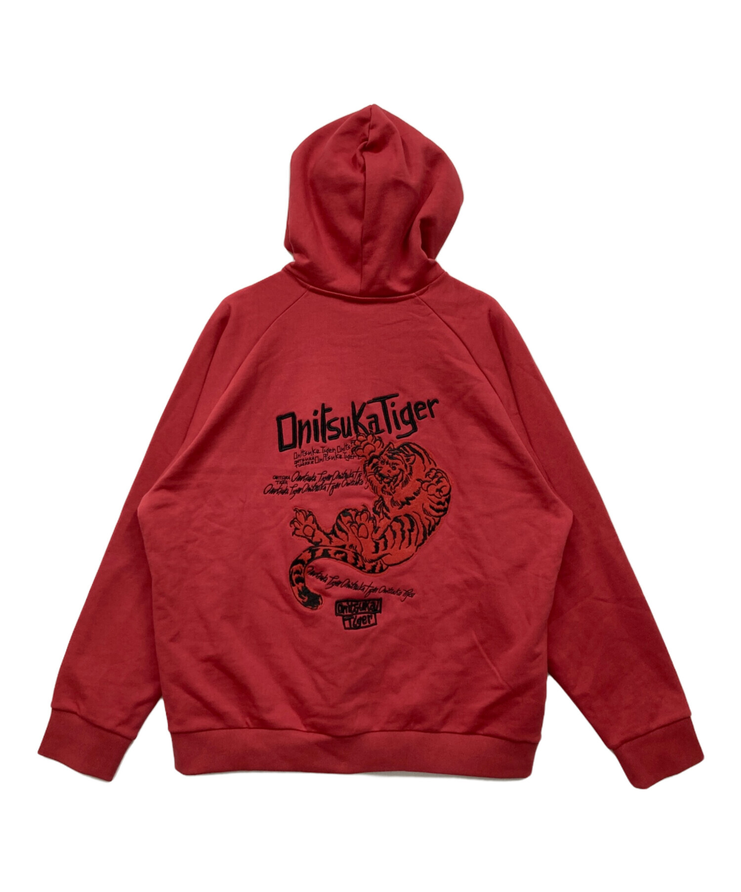 中古・古着通販】Onitsuka Tiger (オニツカタイガー) パーカー レッド