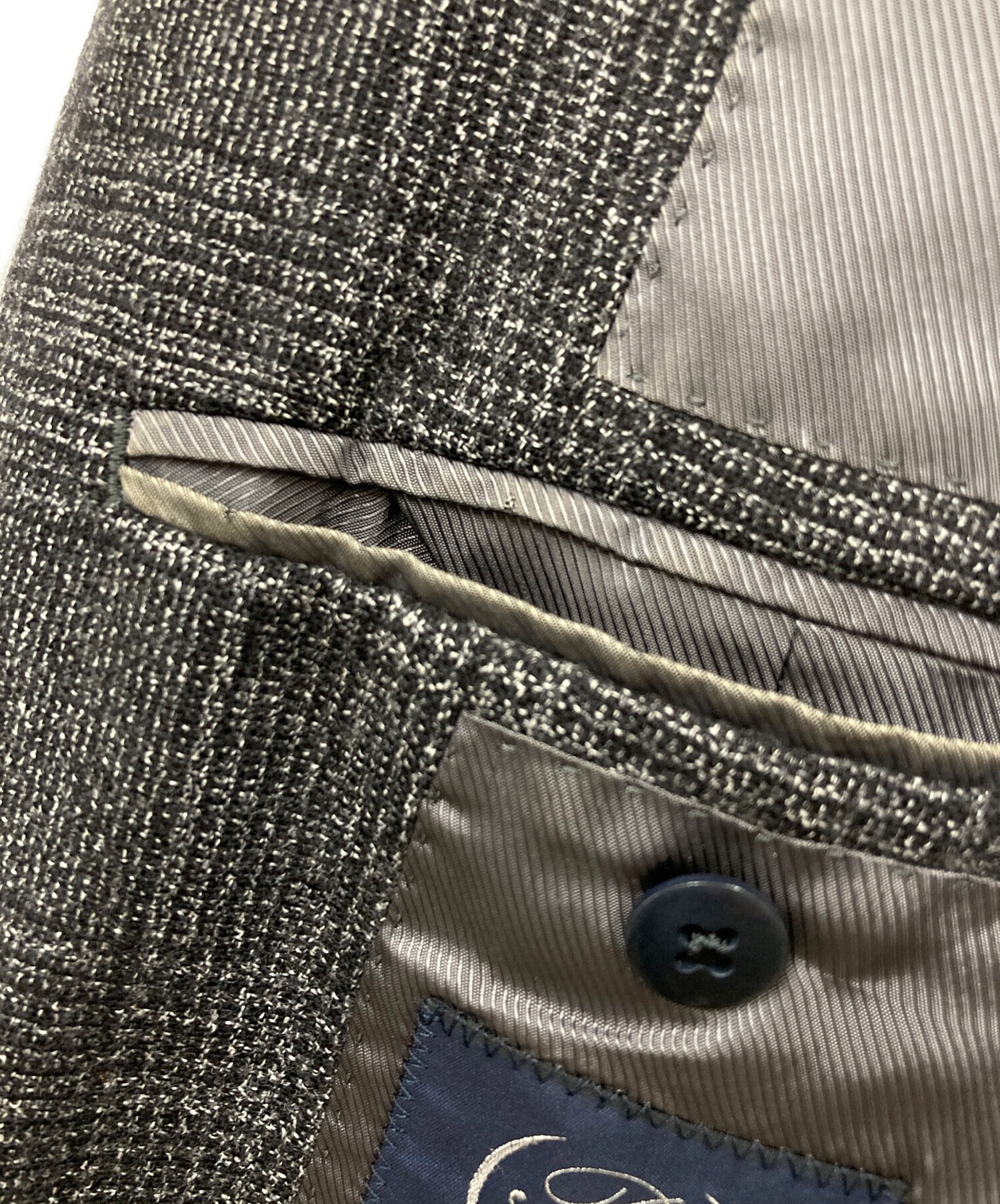 Beams f チェックスーツ BEAMS Fビームスエフ46グレンチェックスーツ