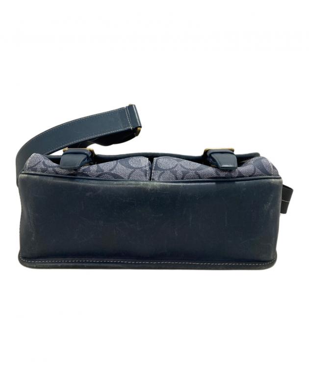 中古・古着通販】COACH (コーチ) ショルダーバッグ スカイブルー